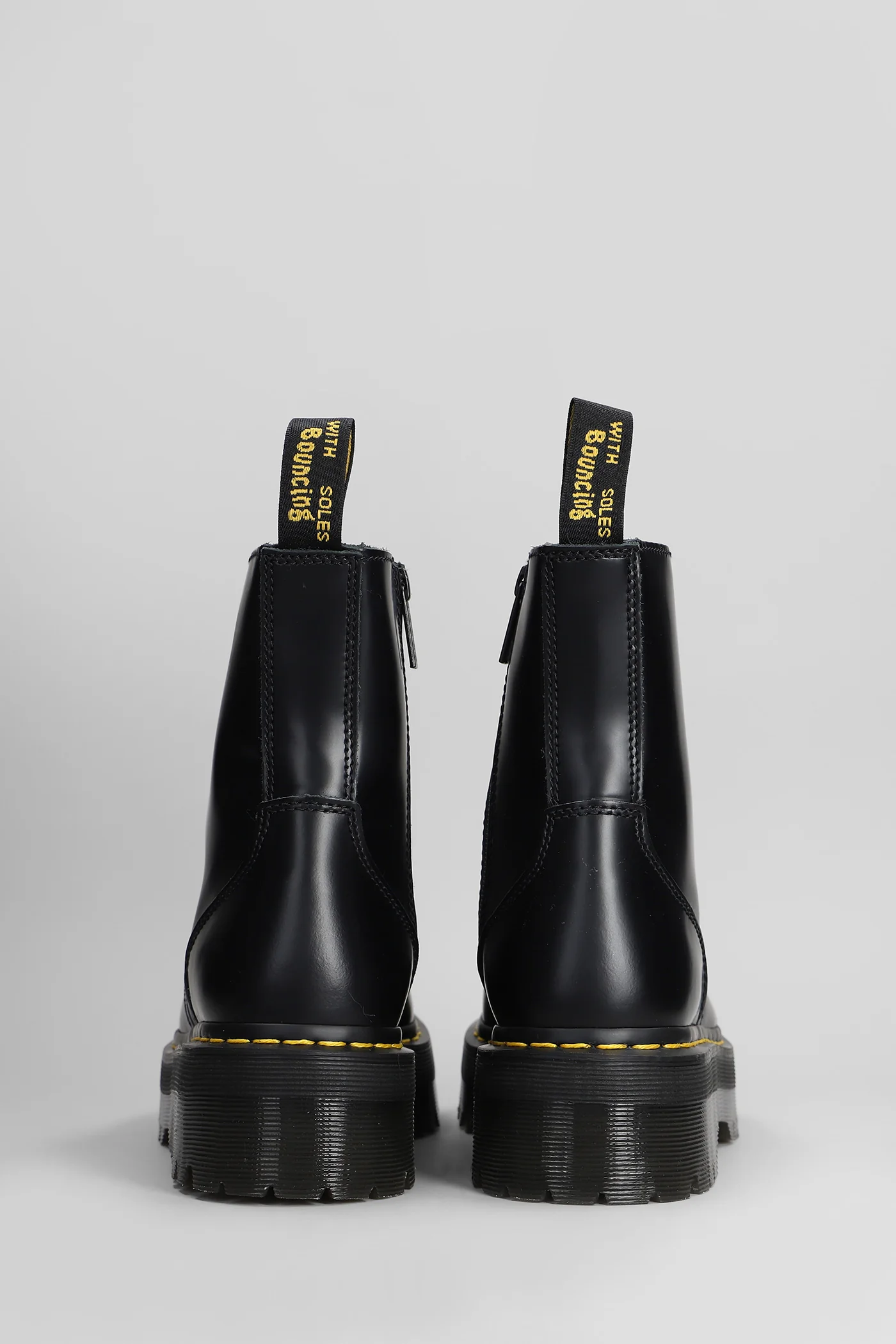 Jadon Combat boots in black leather - Image 4
