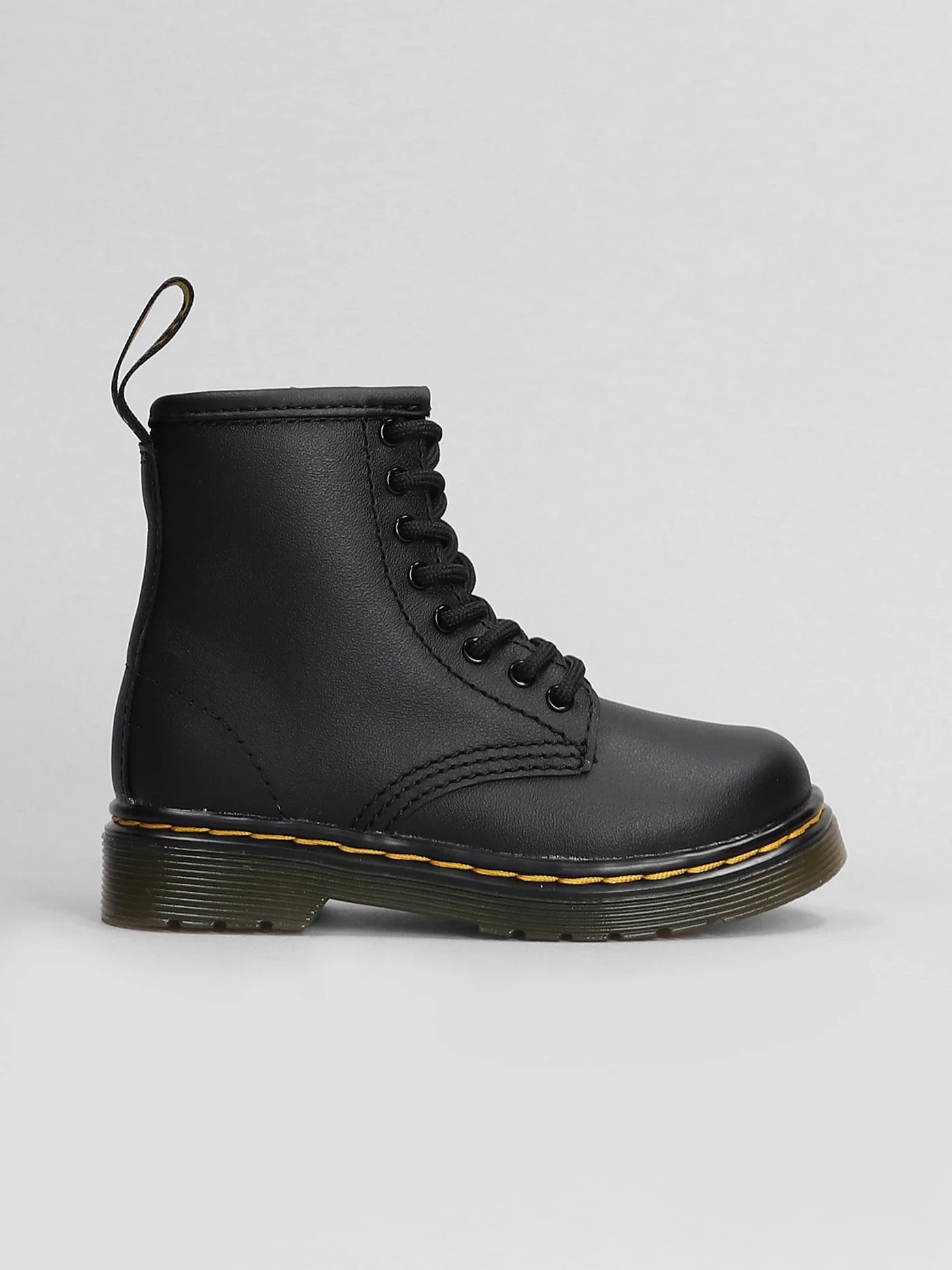 1460 T Combat boots in black leather