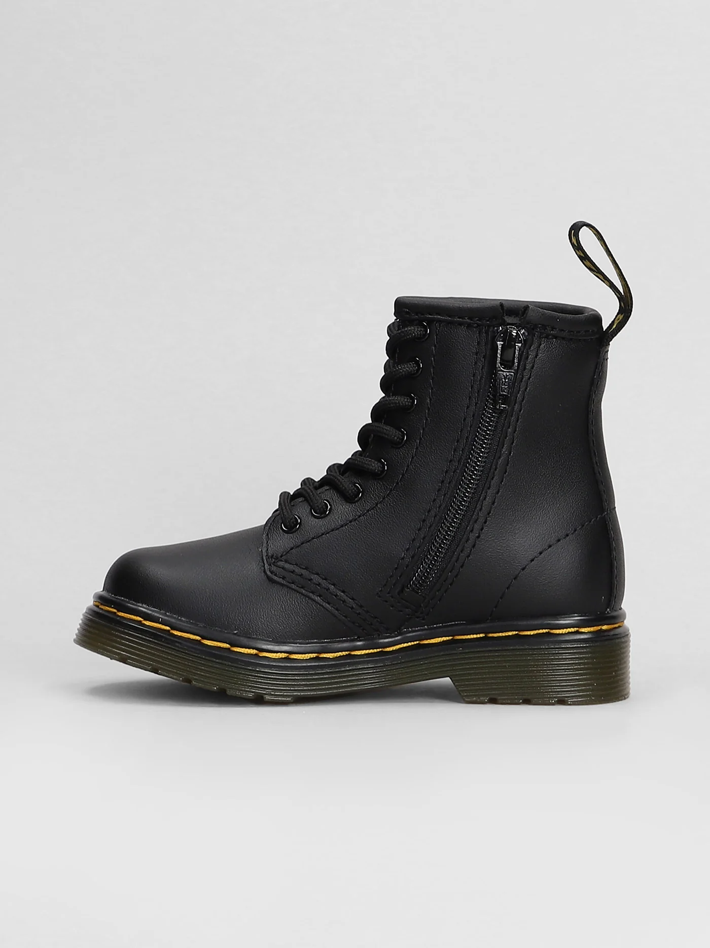 1460 T Combat boots in black leather - Image 3