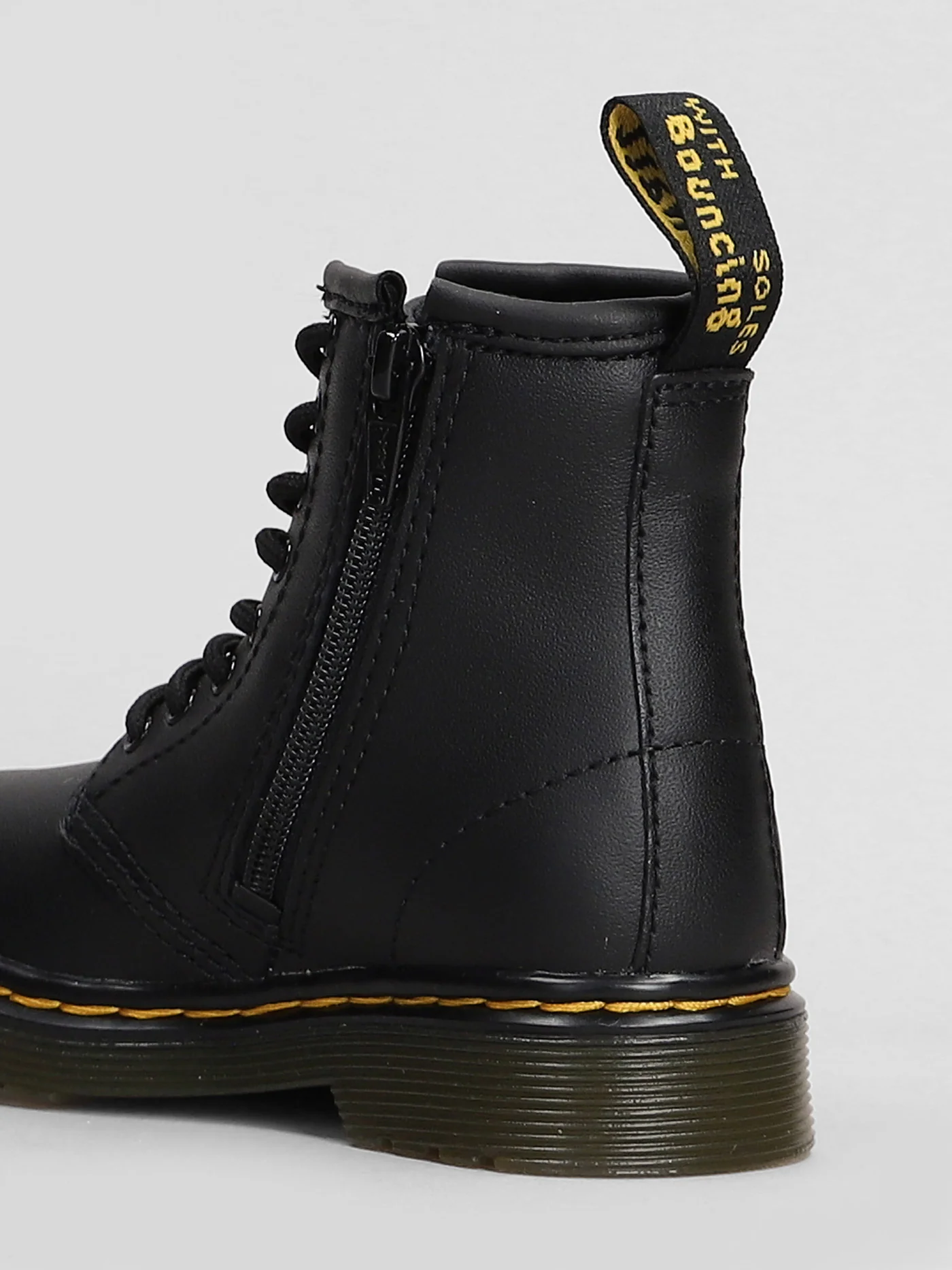 1460 T Combat boots in black leather - Image 5