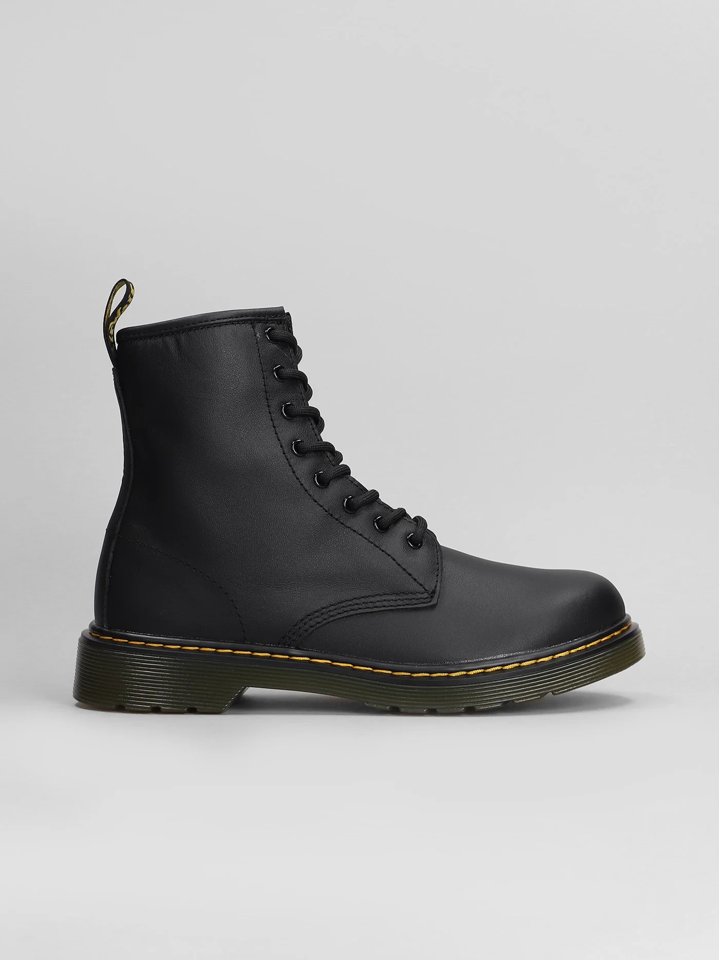 1460 Y Combat boots in black leather