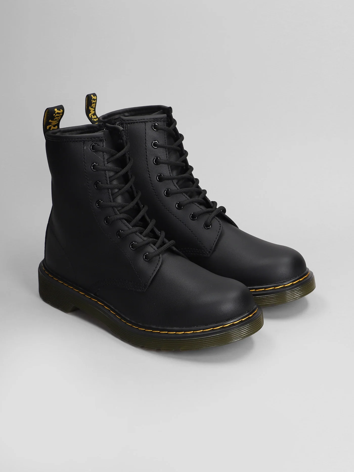 1460 Y Combat boots in black leather - Image 2
