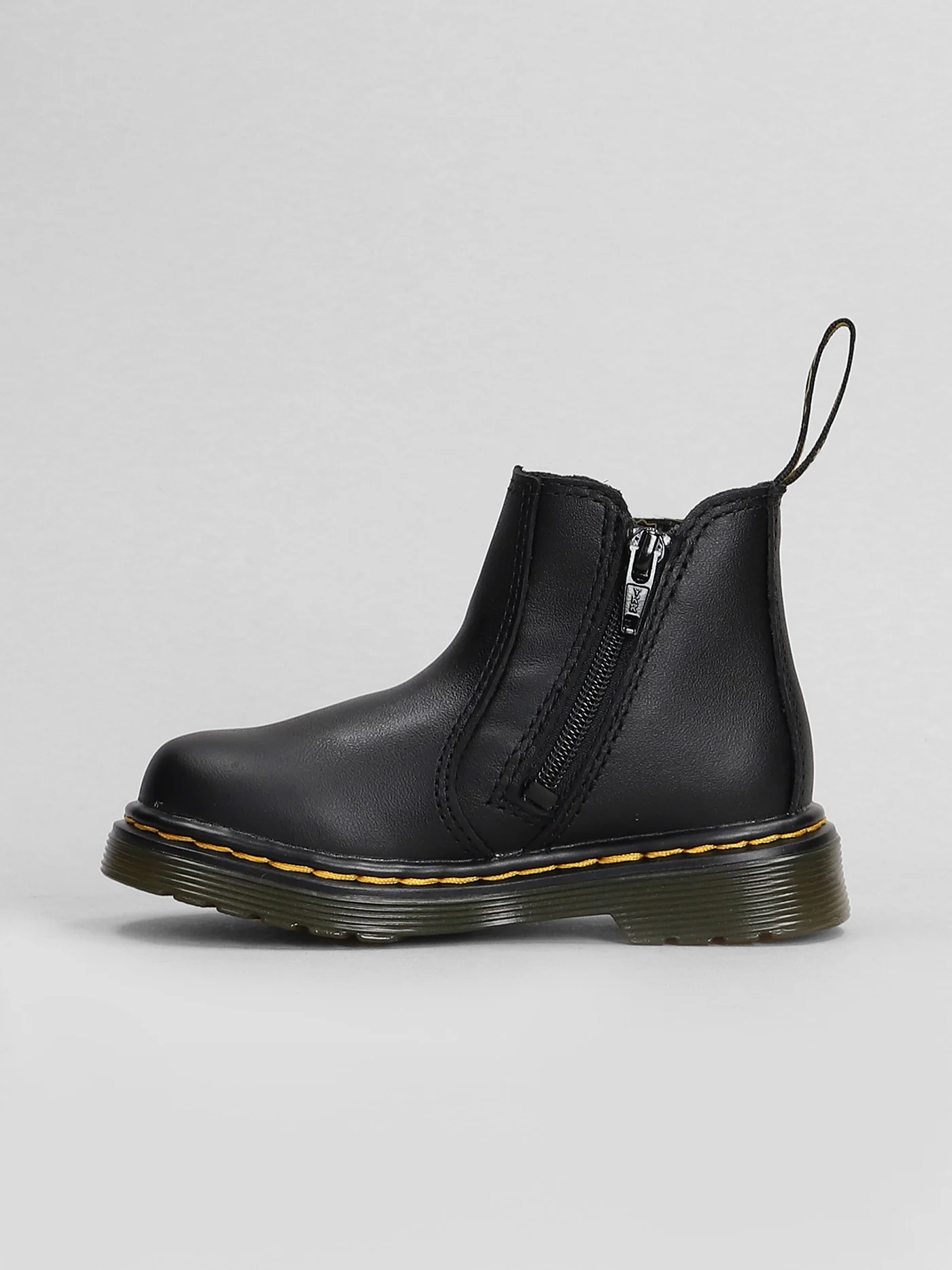 2976 T Combat boots in black leather - Image 3