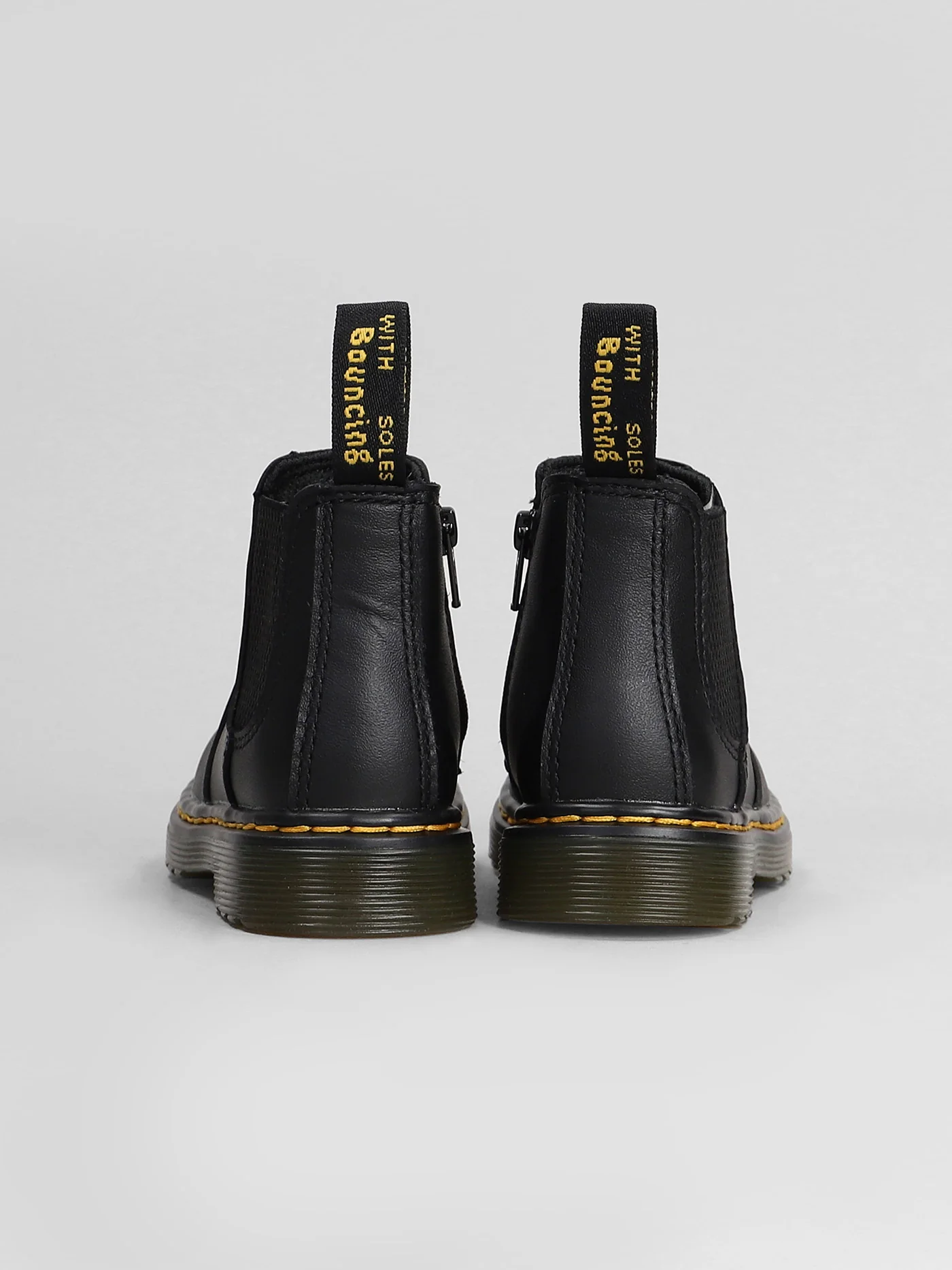 2976 T Combat boots in black leather - Image 4