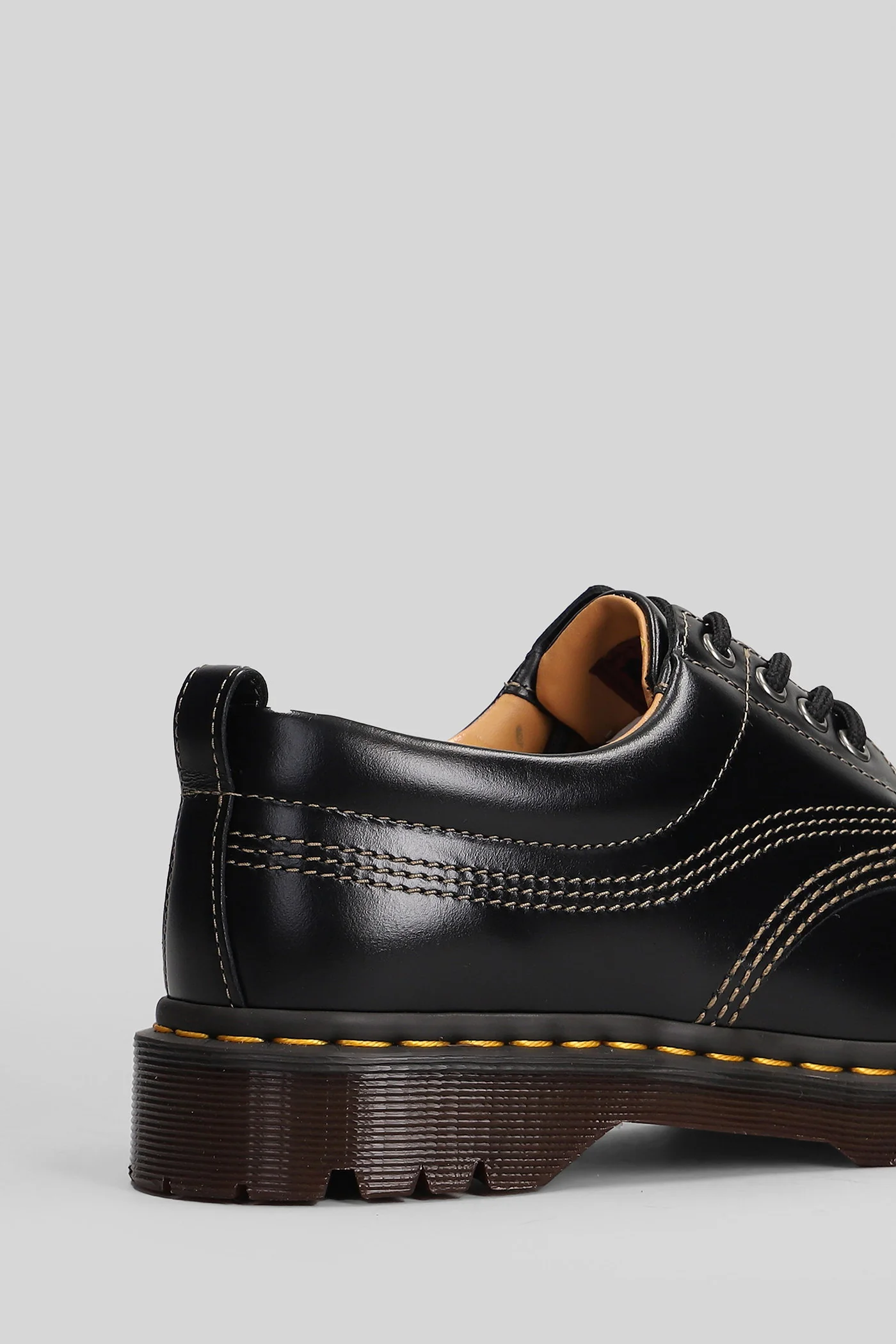 Lowell Lace up shoes in black leather - Image 5