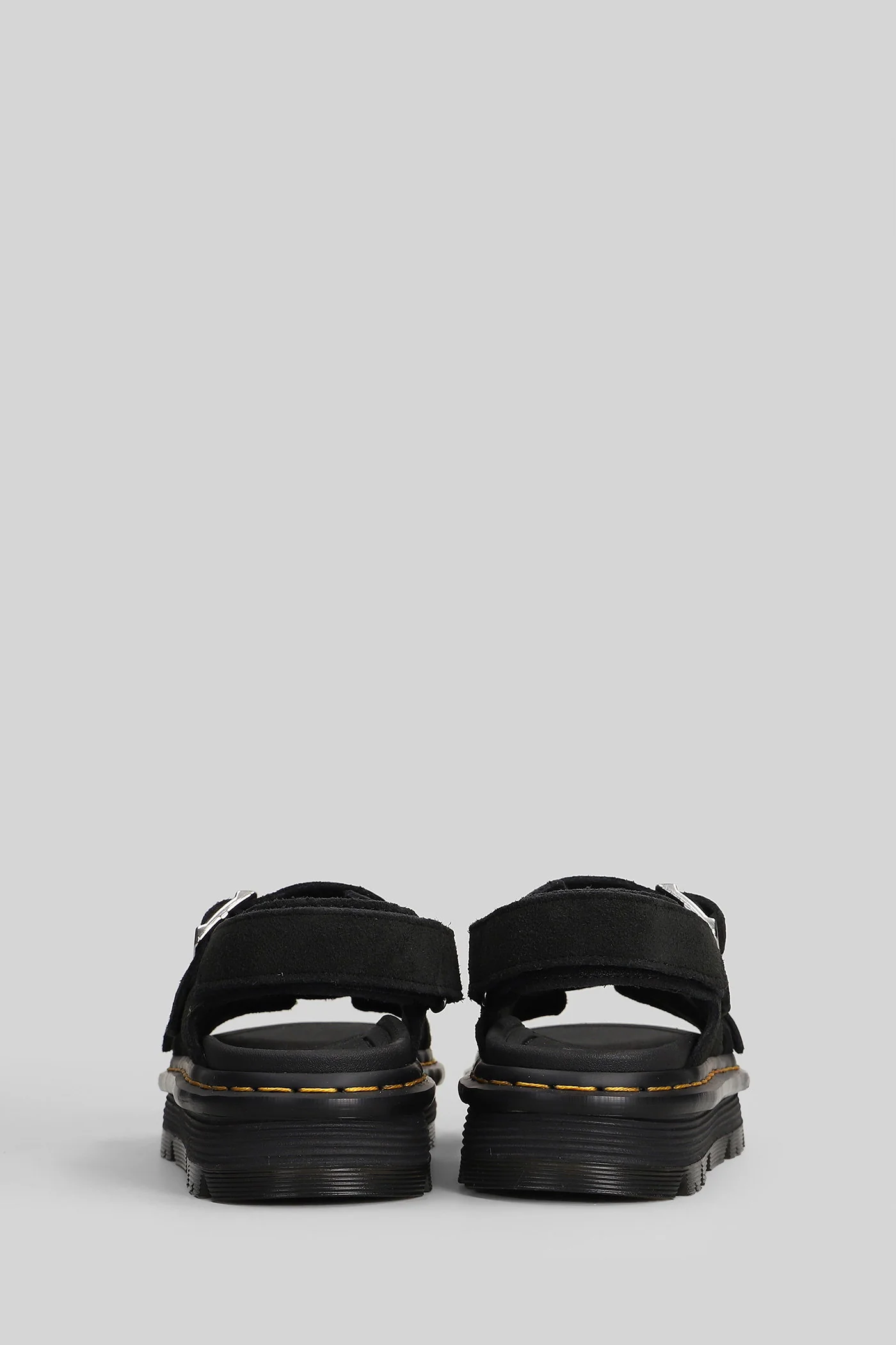 Zebzag Sandals in black suede - Image 4