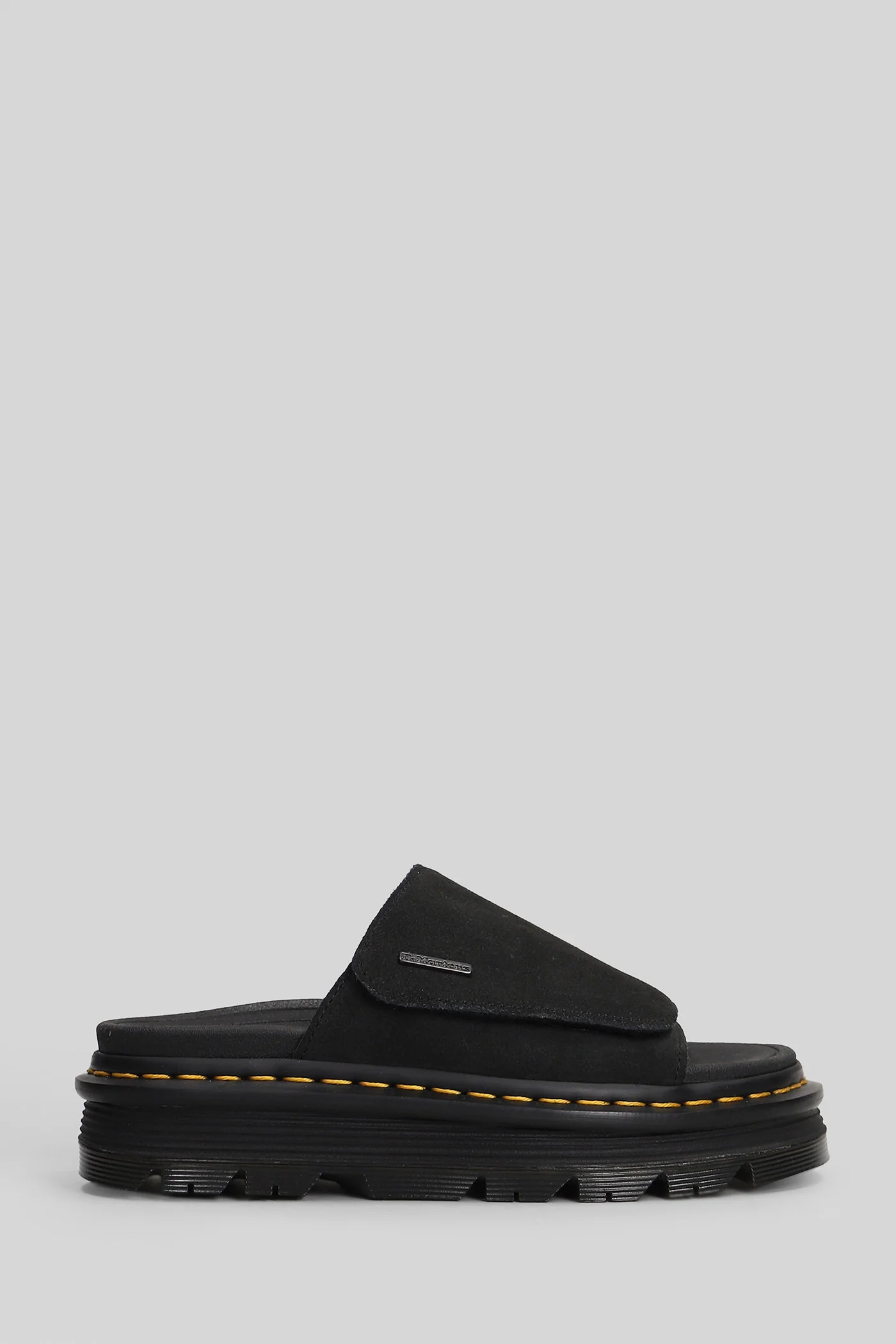 Zebzag Slide in black suede - Image 6