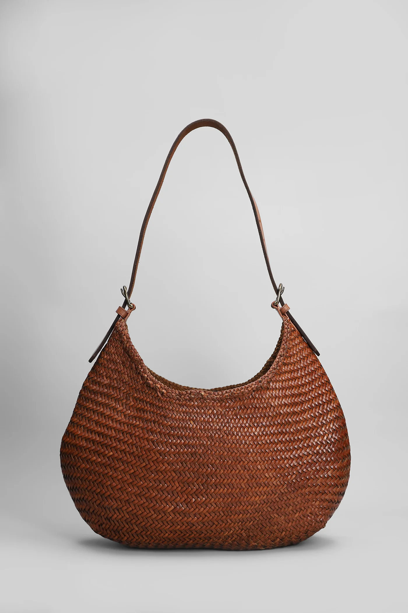 Luna Mezza Tote in leather color leather - Image 3