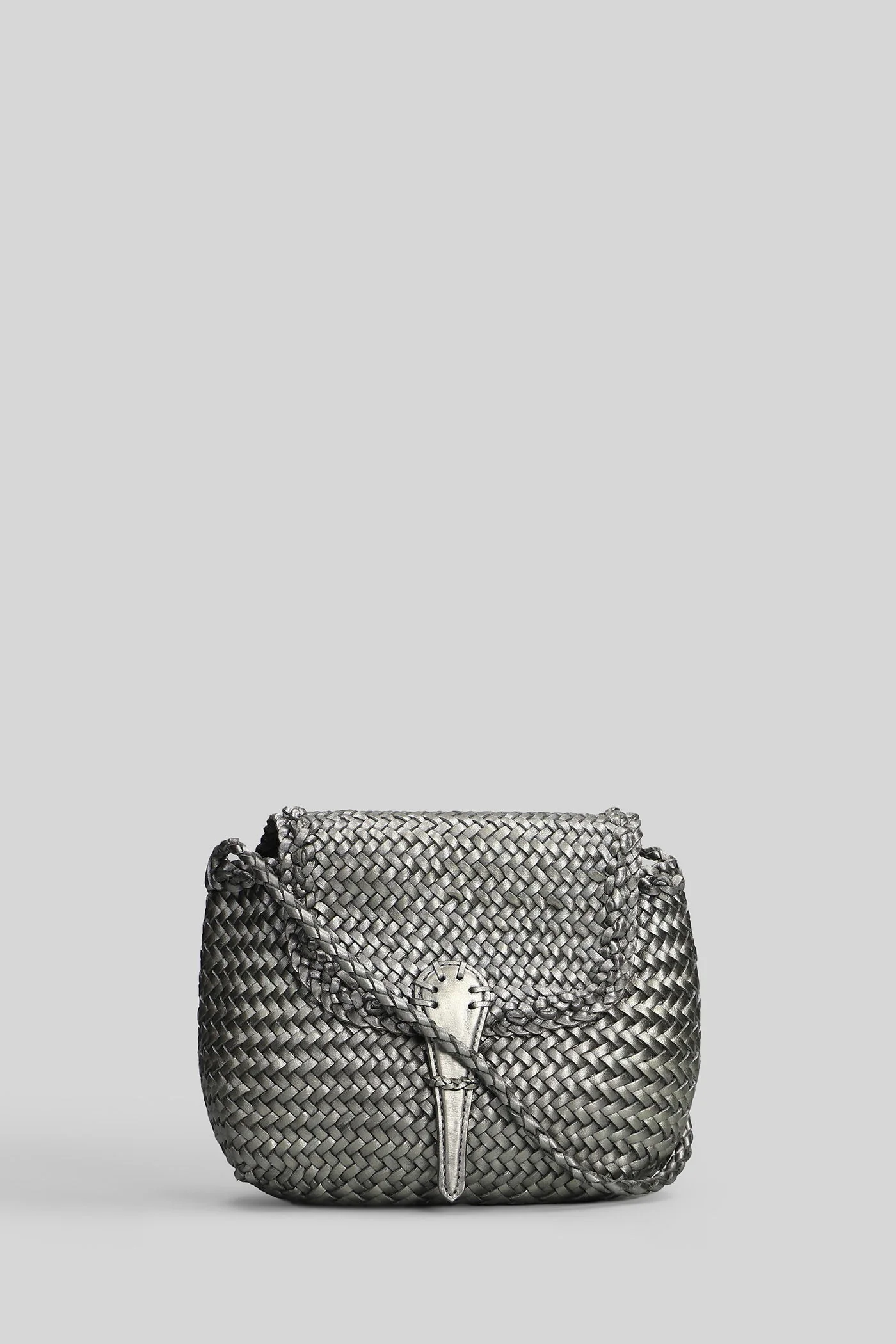Mini City Bag Shoulder bag in Gunmetal leather