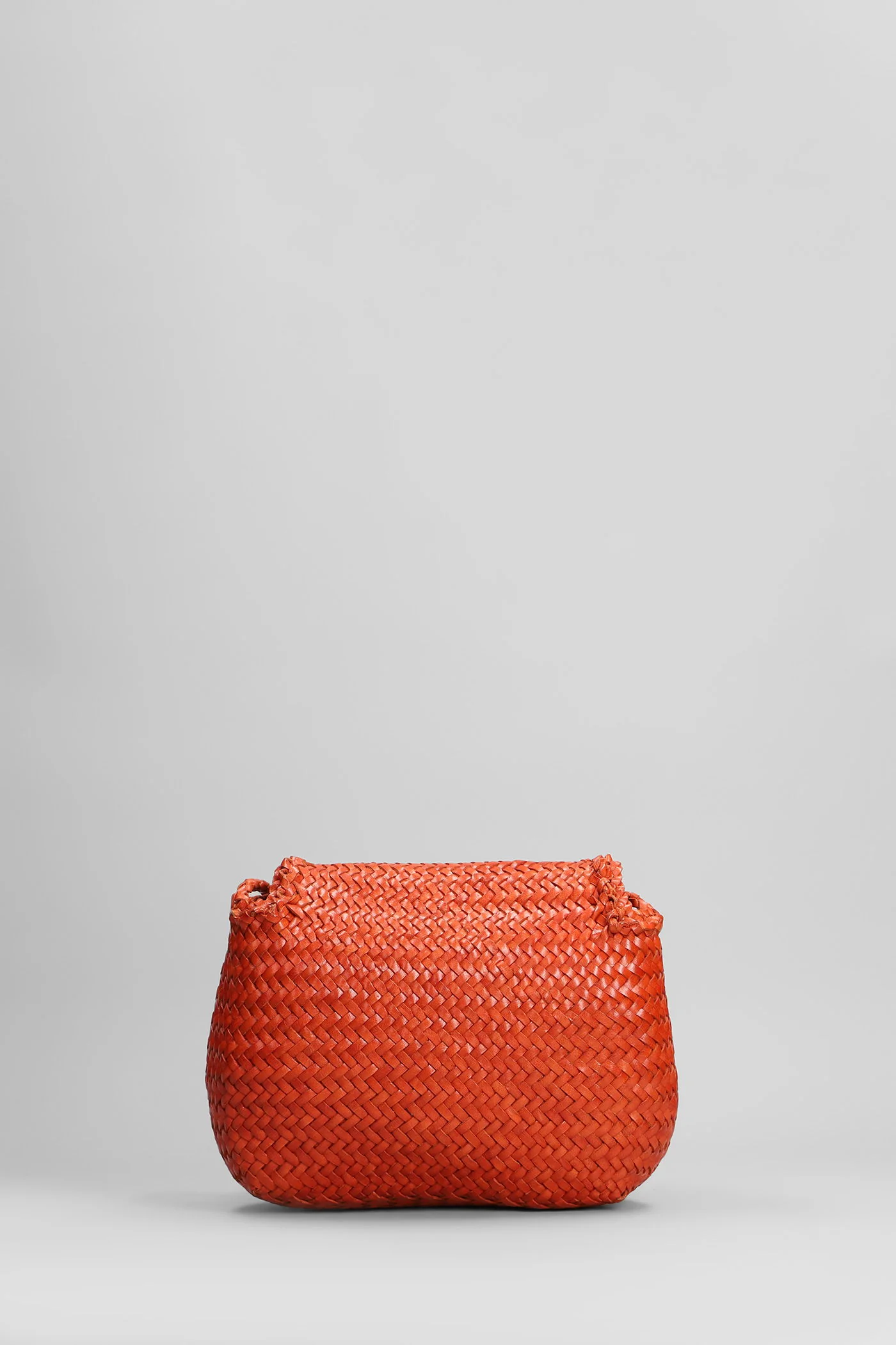 Mini City Bag Shoulder bag in orange leather - Image 3