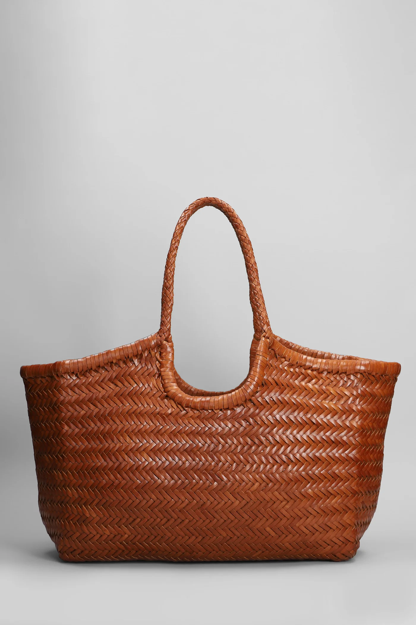 Nantucket Basket Big Tote in leather color leather - Image 3