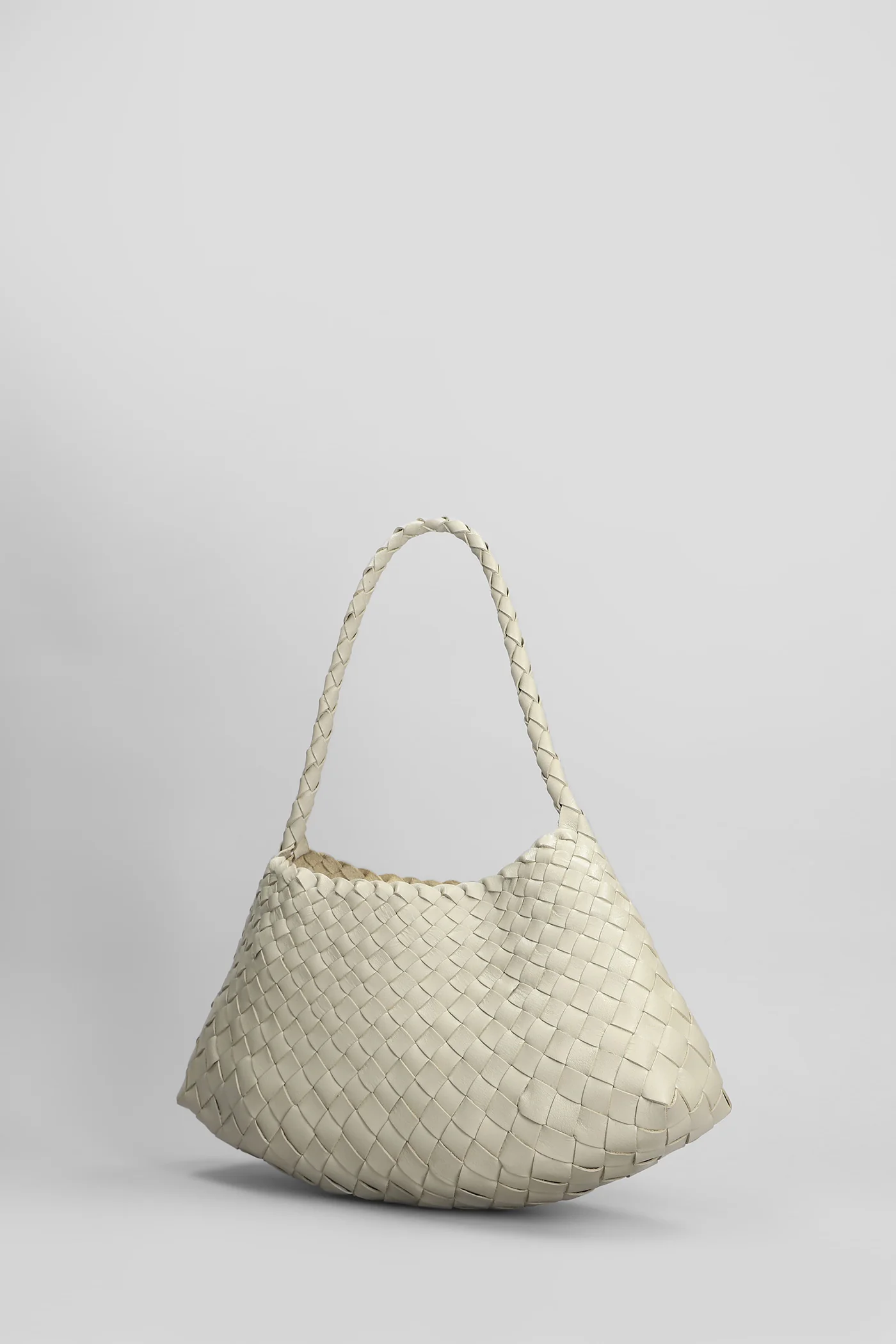 Rosanna Mini Hand bag in beige leather - Image 2