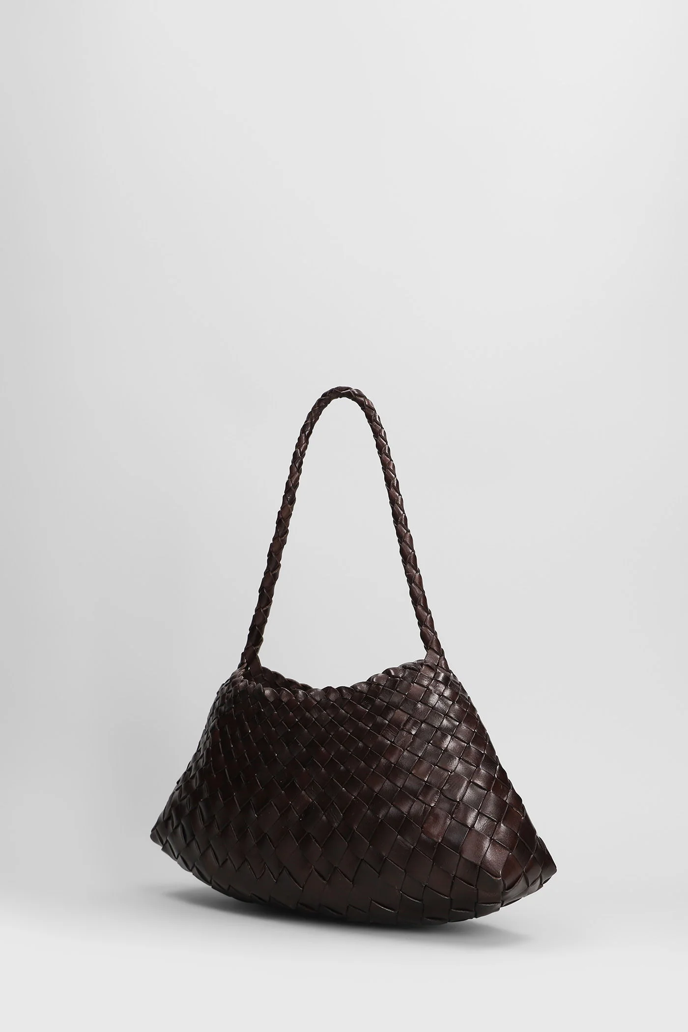 Rosanna Mini Hand bag in brown leather - Image 2