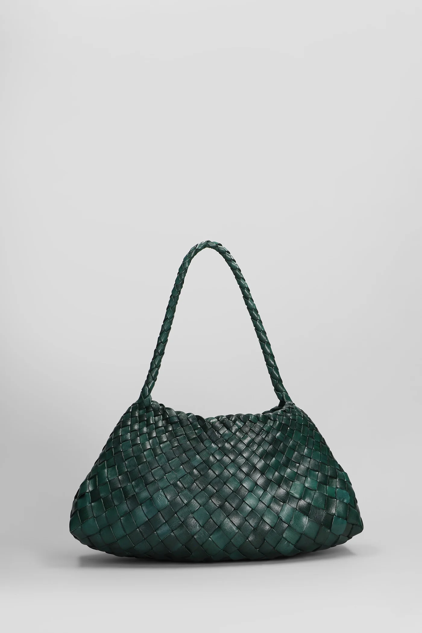 Rosanna Mini Hand bag in green leather - Image 3