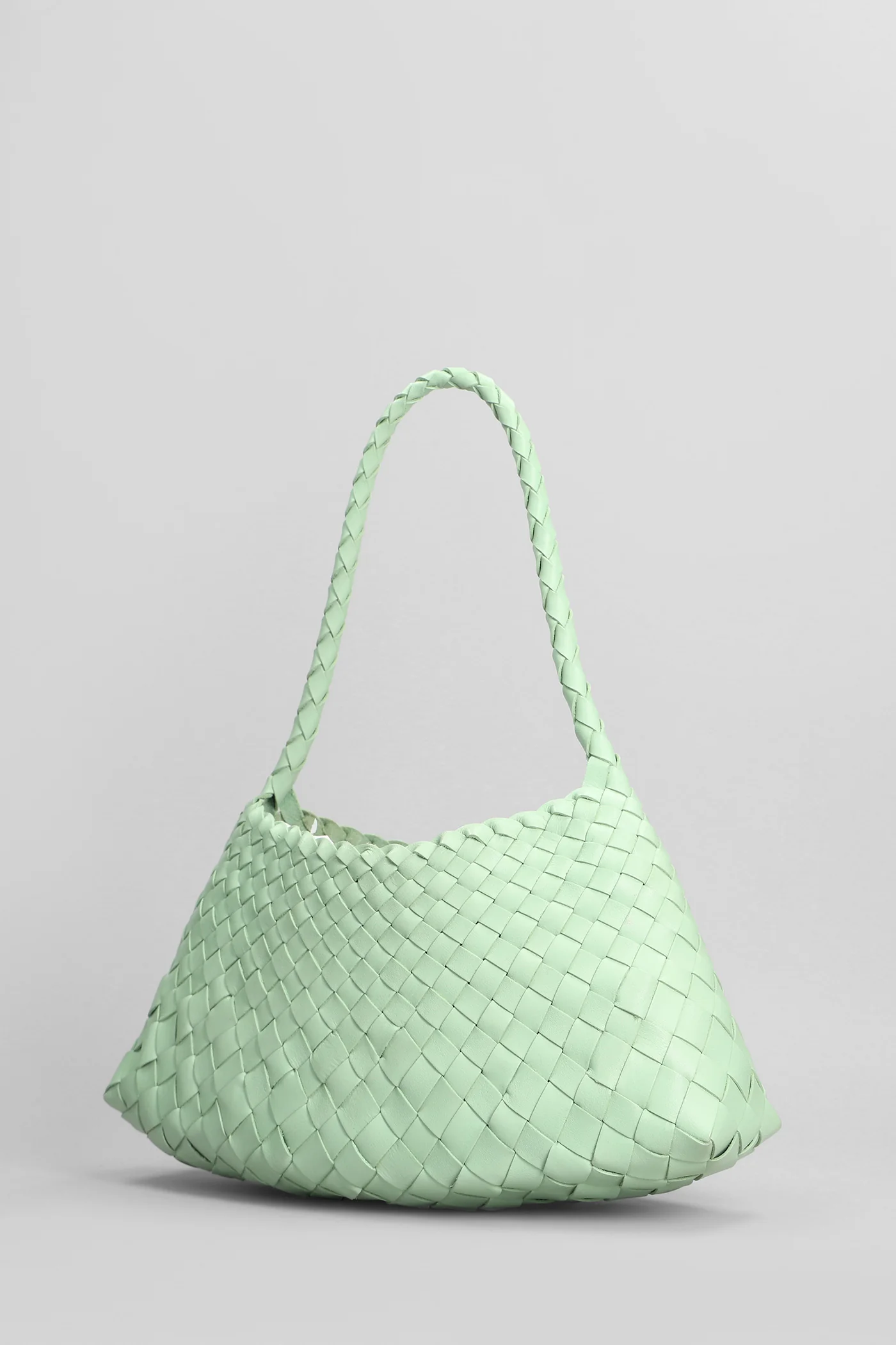 Rosanna Mini Hand bag in green leather - Image 2