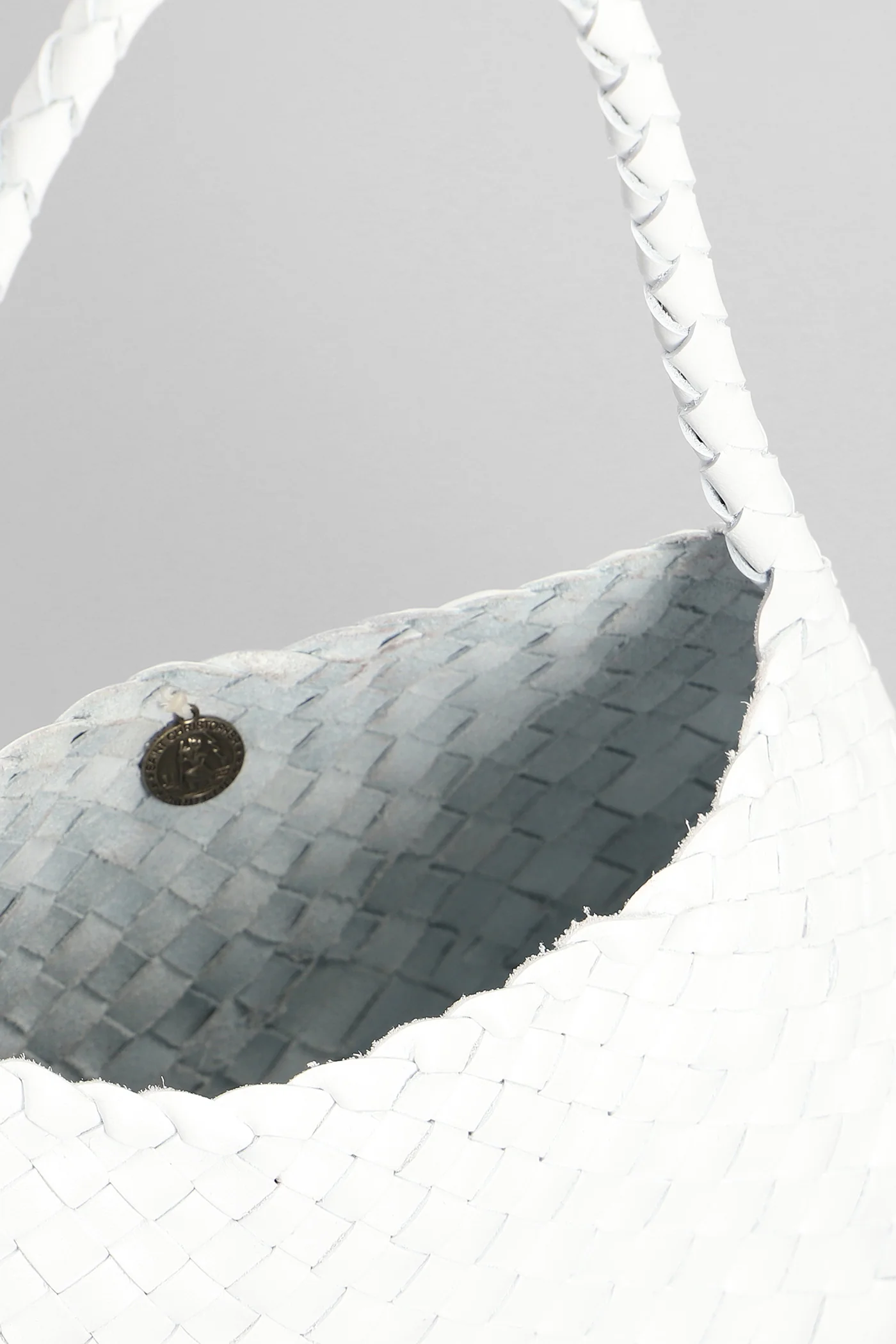 Rosanna Mini Hand bag in white leather - Image 4