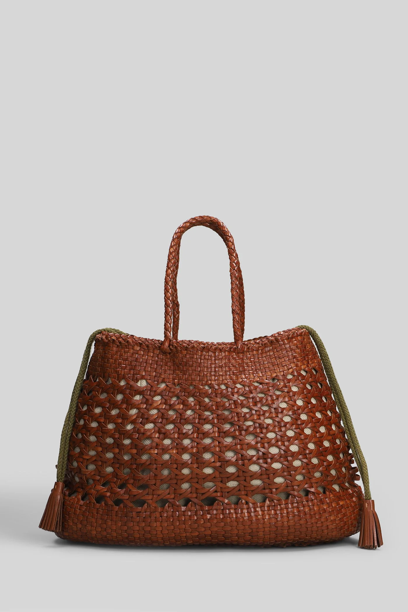Santa Cano Hand bag in leather color leather