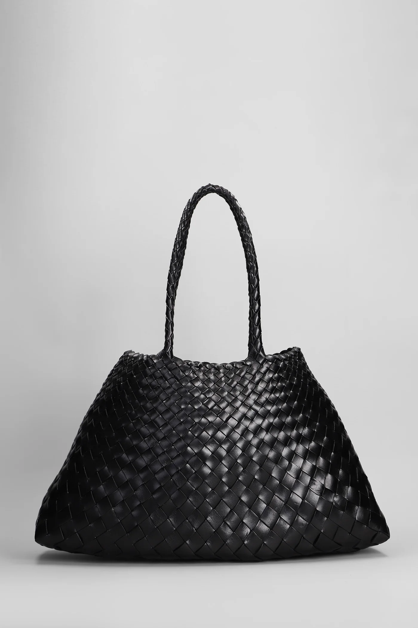 Santa Croce Big Tote in black leather