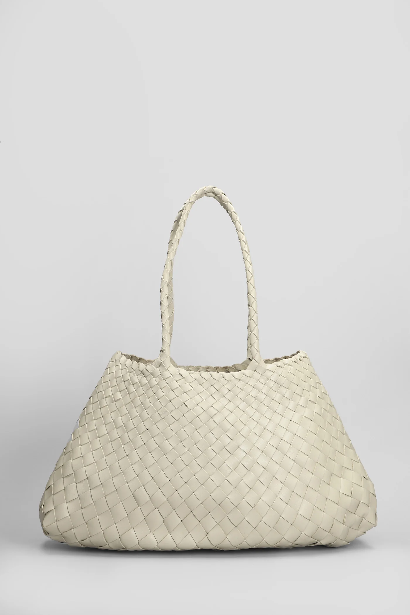Santa Croce Tote in beige leather