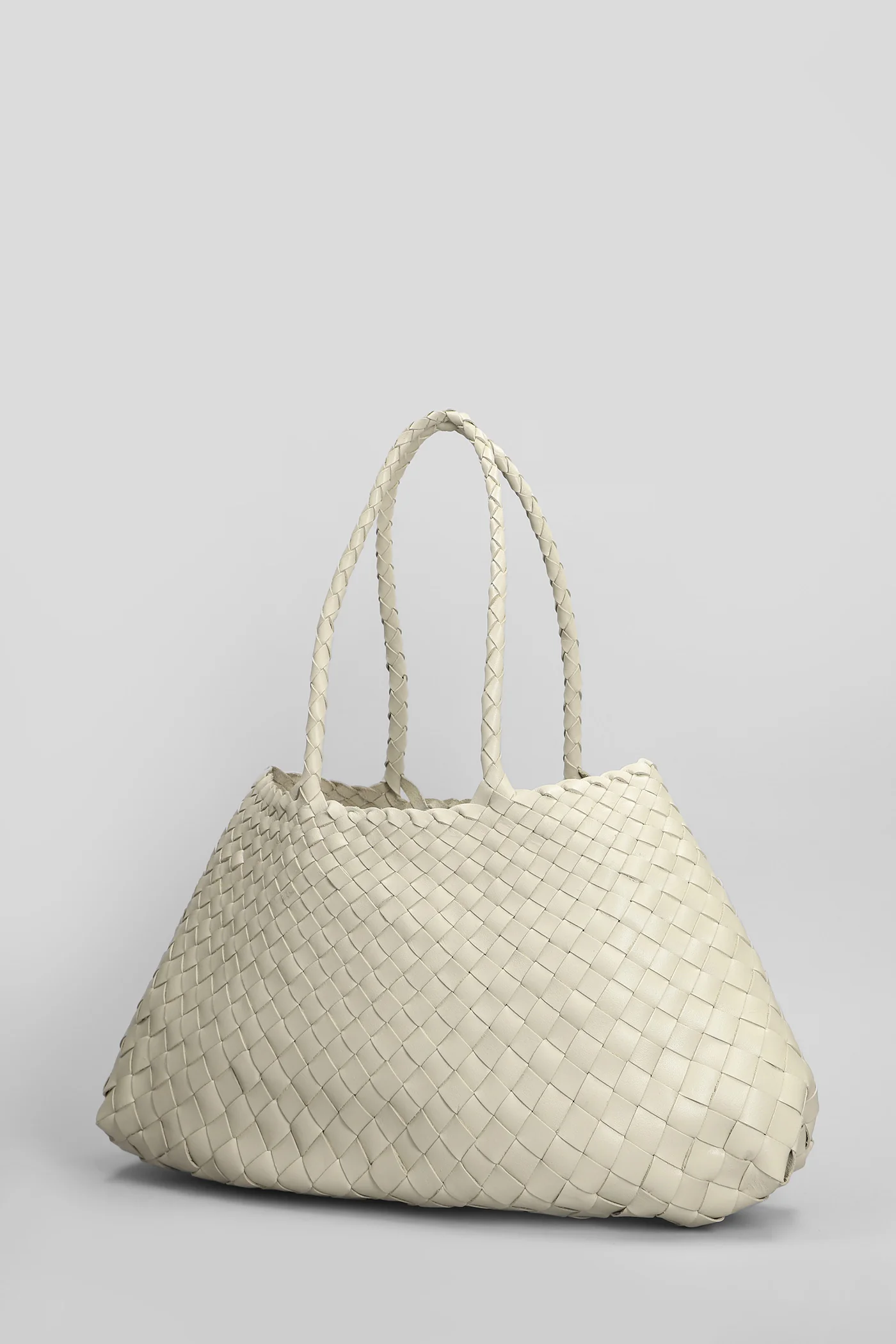 Santa Croce Tote in beige leather - Image 2
