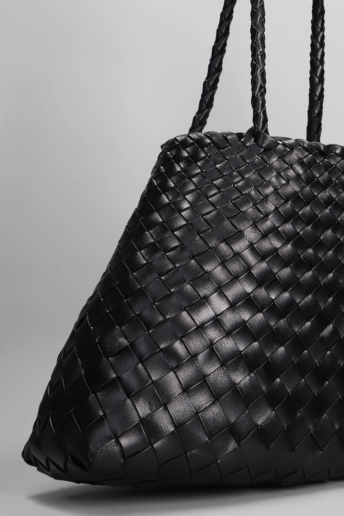 Santa Croce Tote in black leather - Image 4