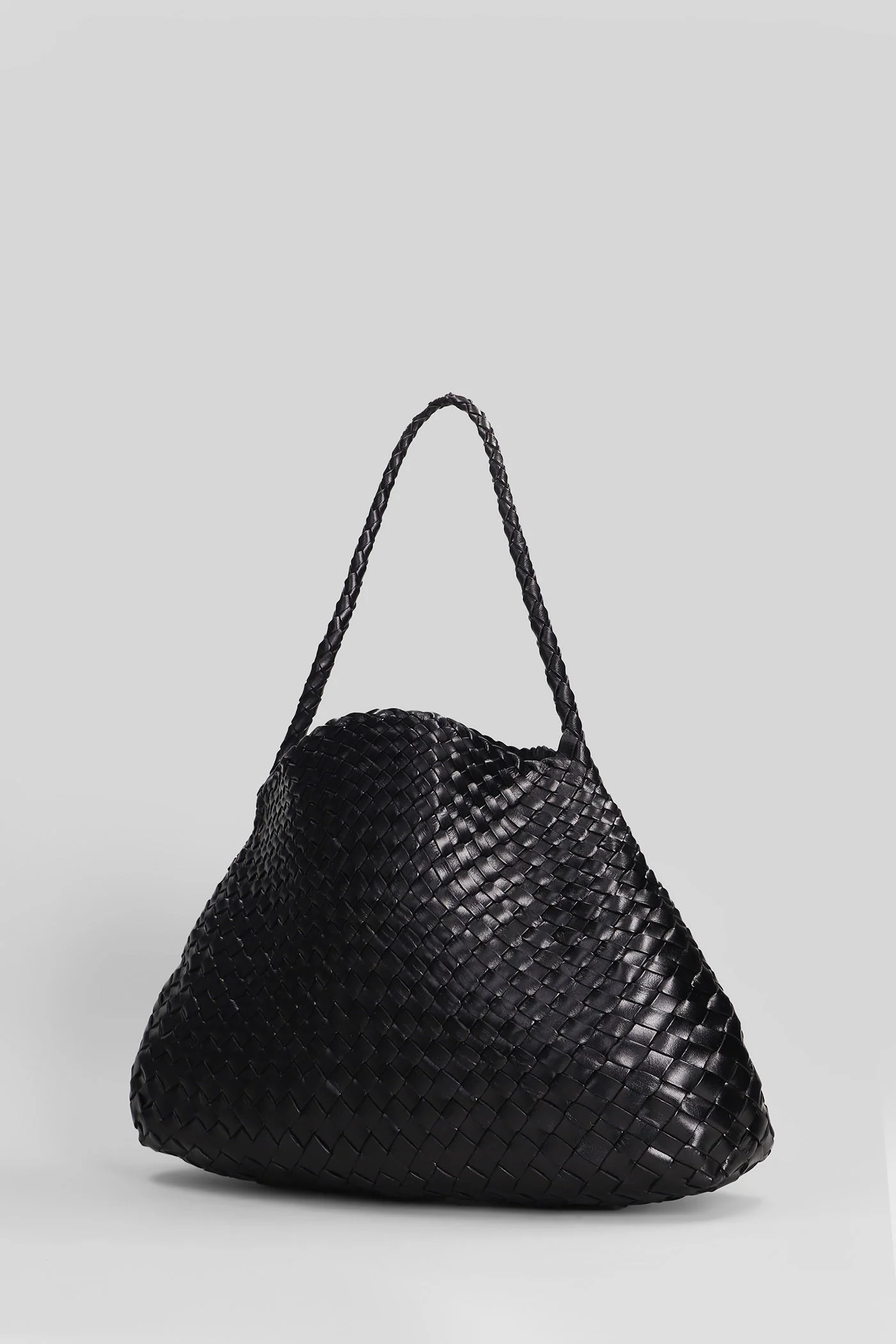 Santa maria mini Hand bag in black leather - Image 2