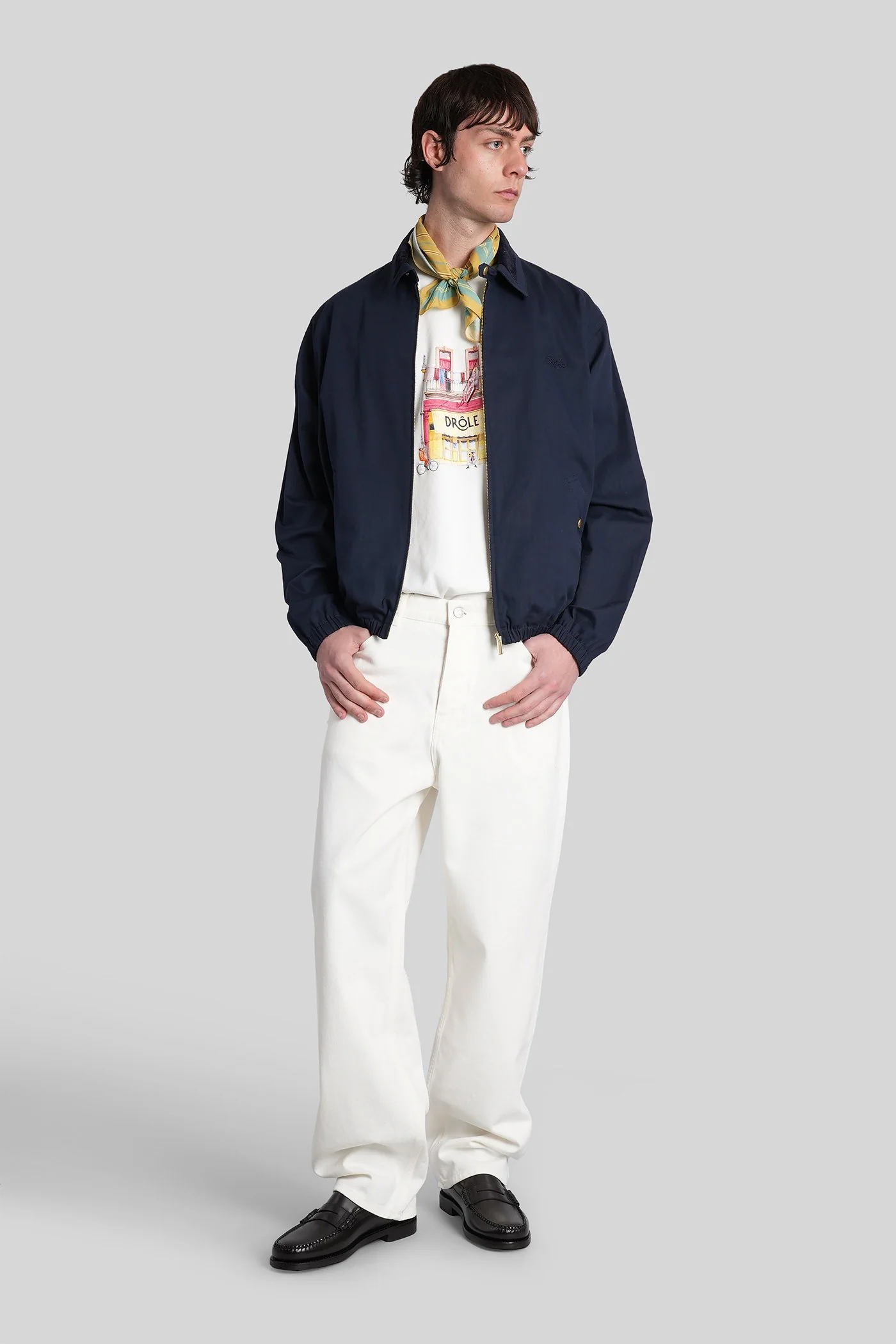Jeans in beige denim - Image 2