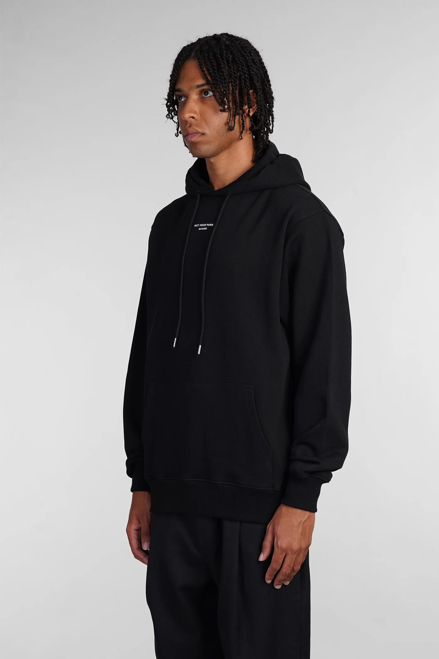 Sweatshirt in black cotton - Image 4