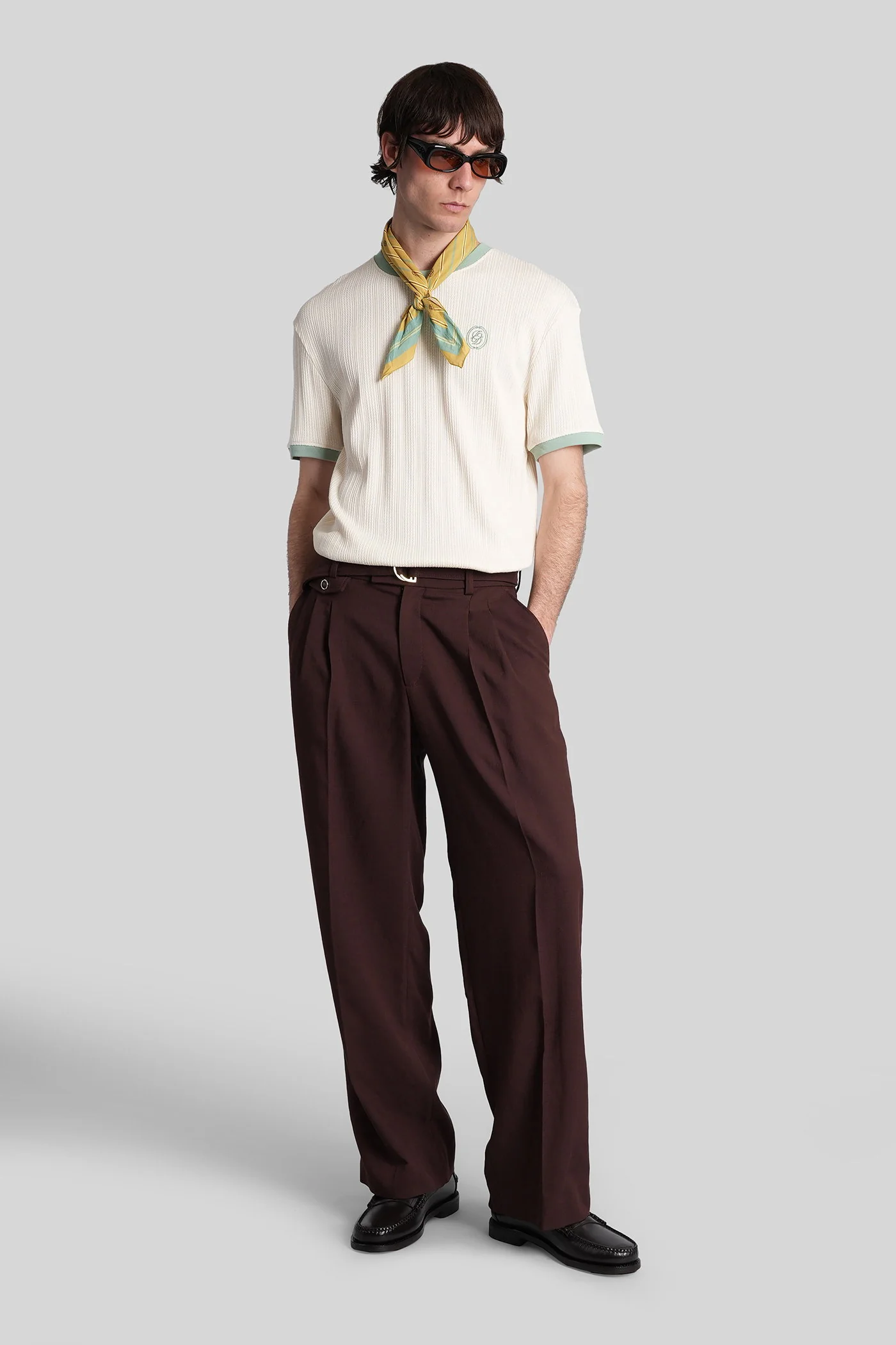 T-Shirt in beige cotton - Image 2