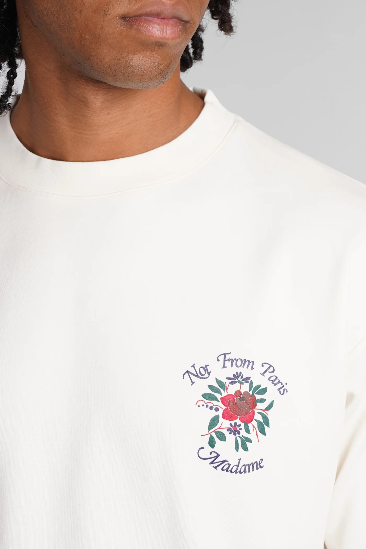 T-Shirt in beige cotton - Image 5