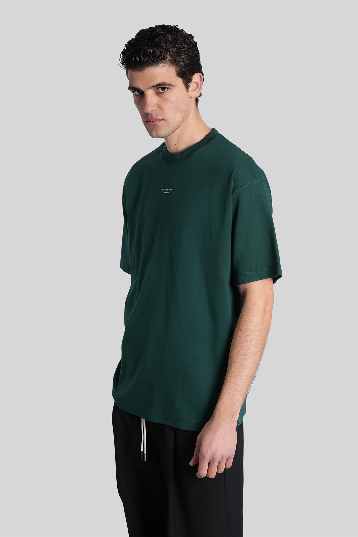T-Shirt in green cotton - Image 4