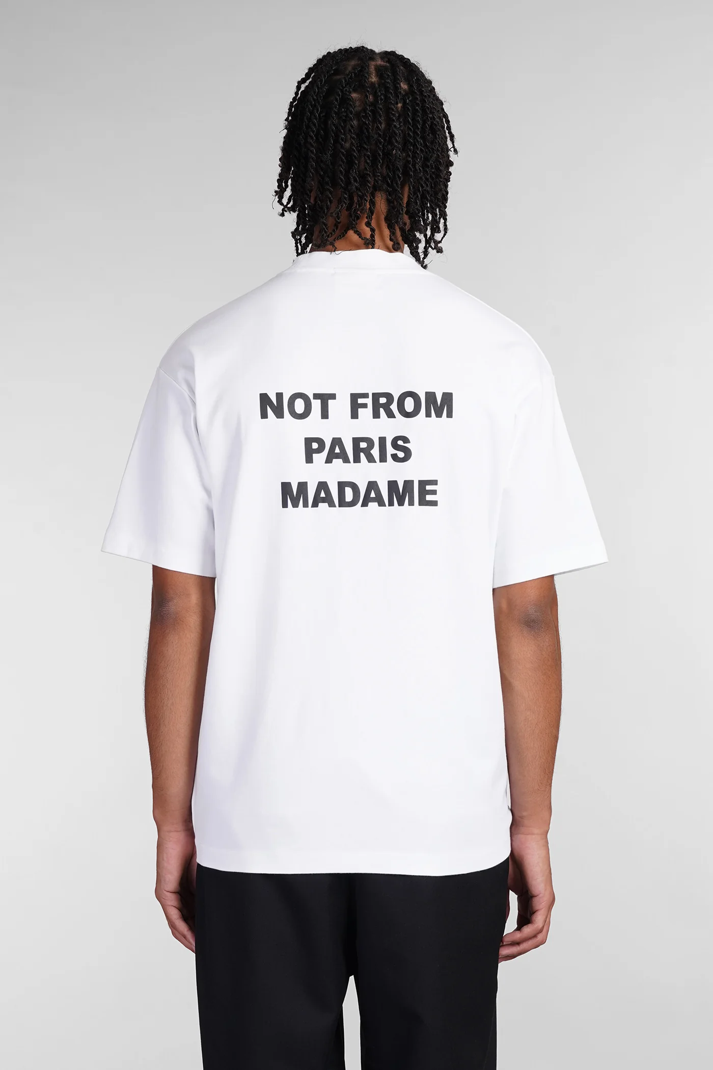 T-Shirt in white cotton - Image 3