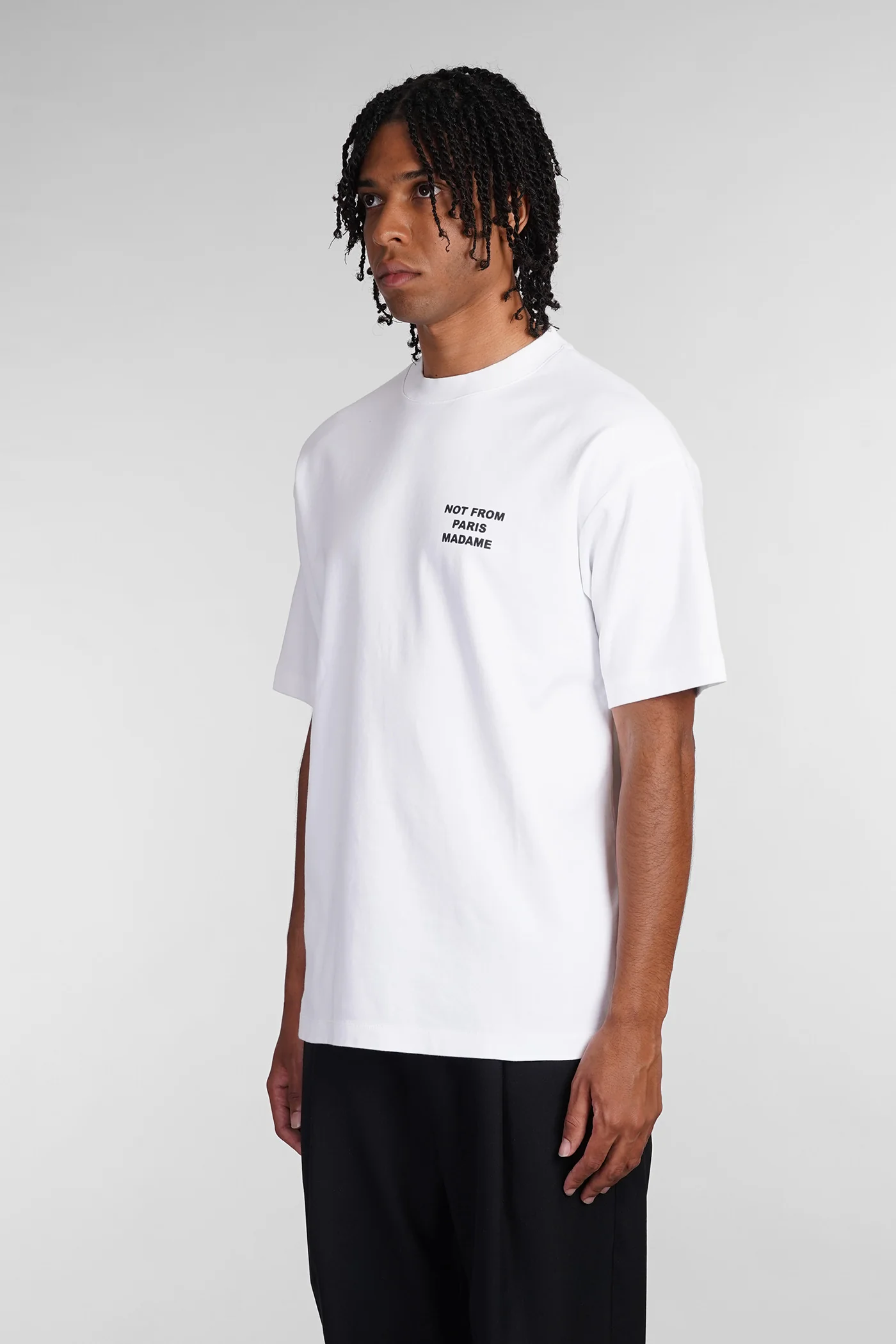 T-Shirt in white cotton - Image 4