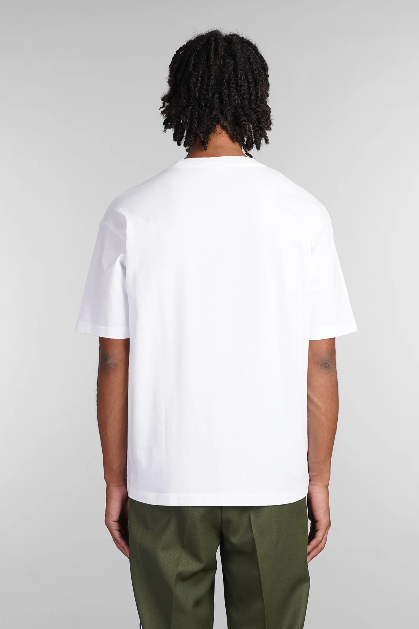 T-Shirt in white cotton - Image 3