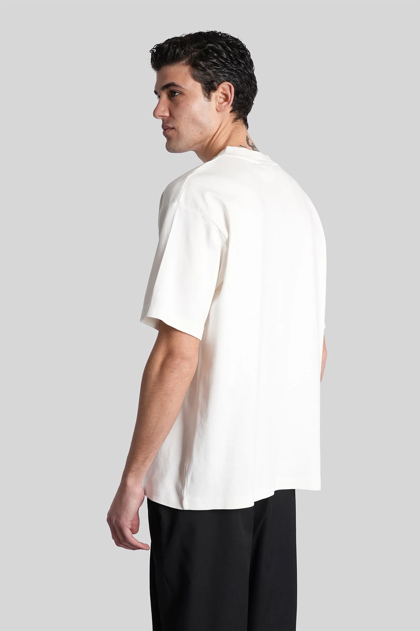 T-Shirt in white cotton - Image 3