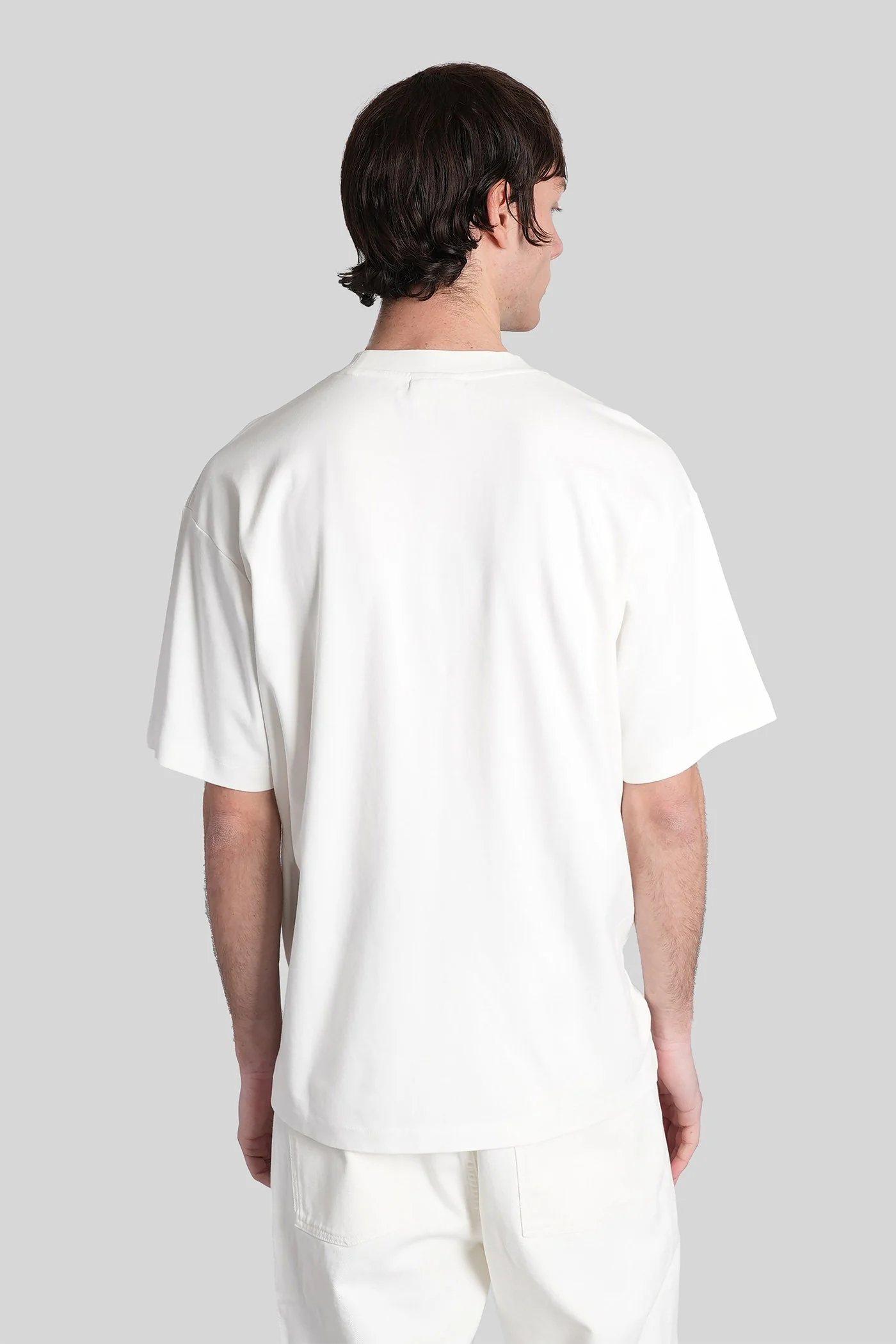 T-Shirt in white cotton - Image 3