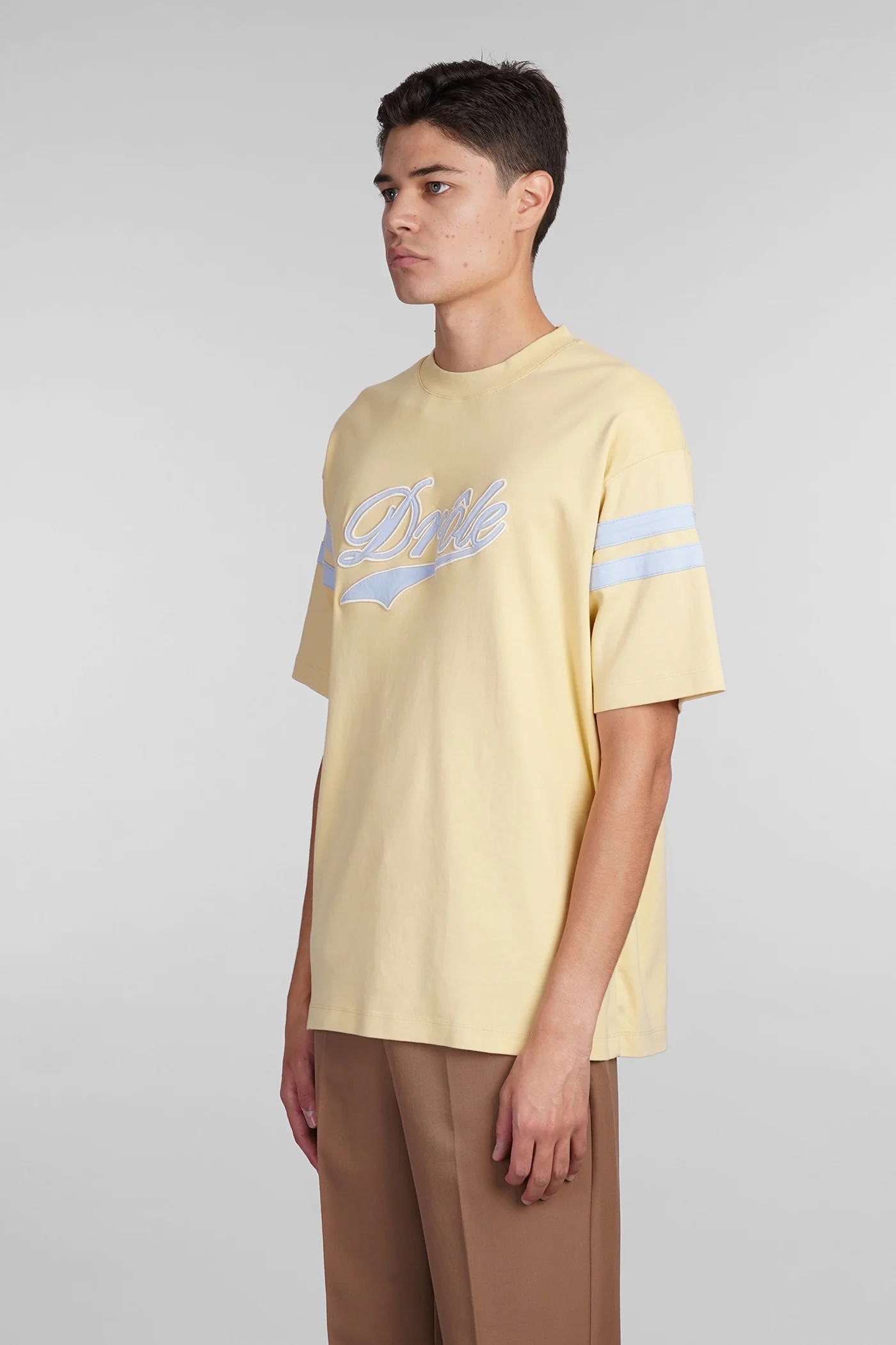 T-Shirt in yellow cotton - Image 4