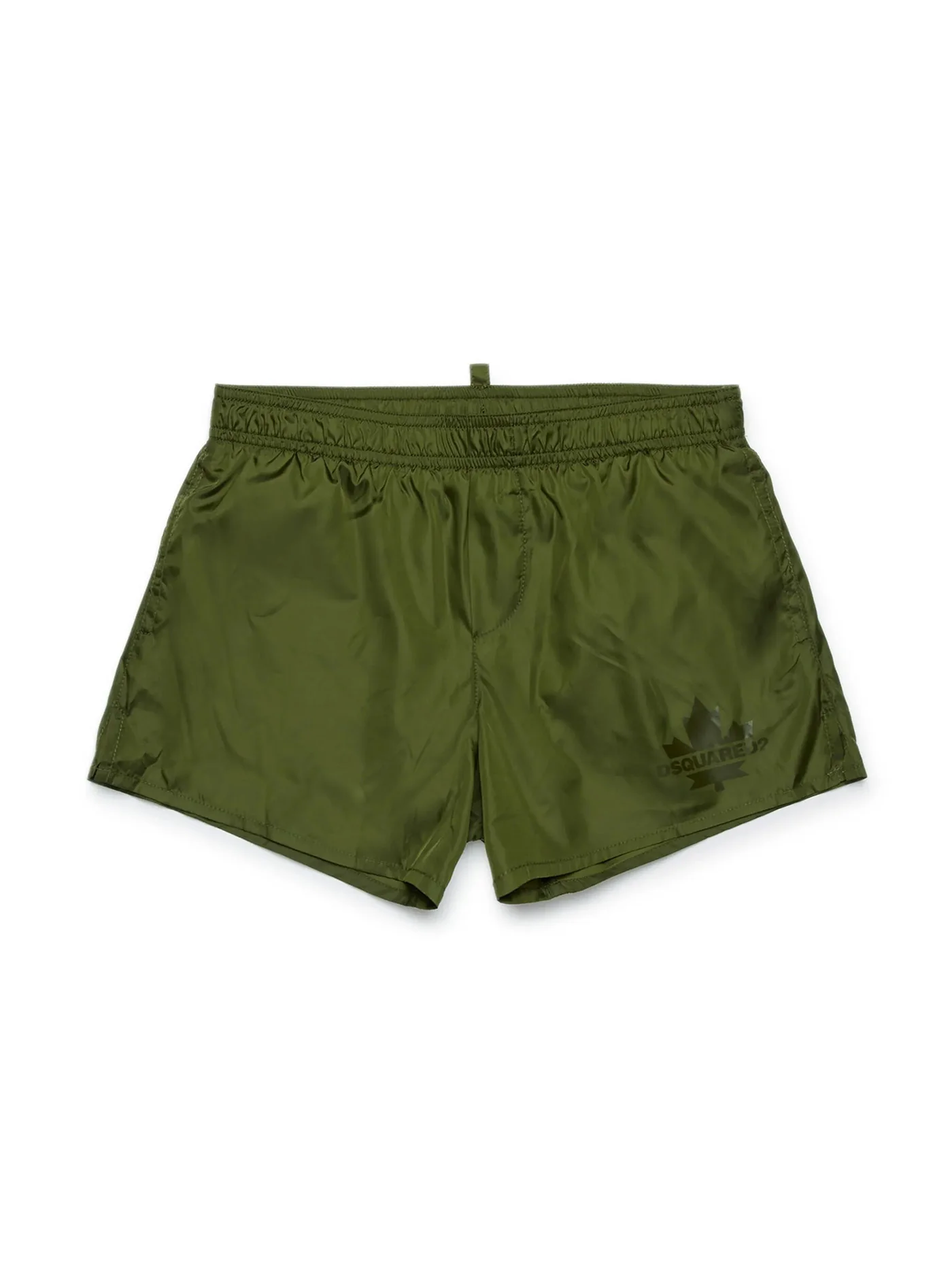 Beachwear in green polyester