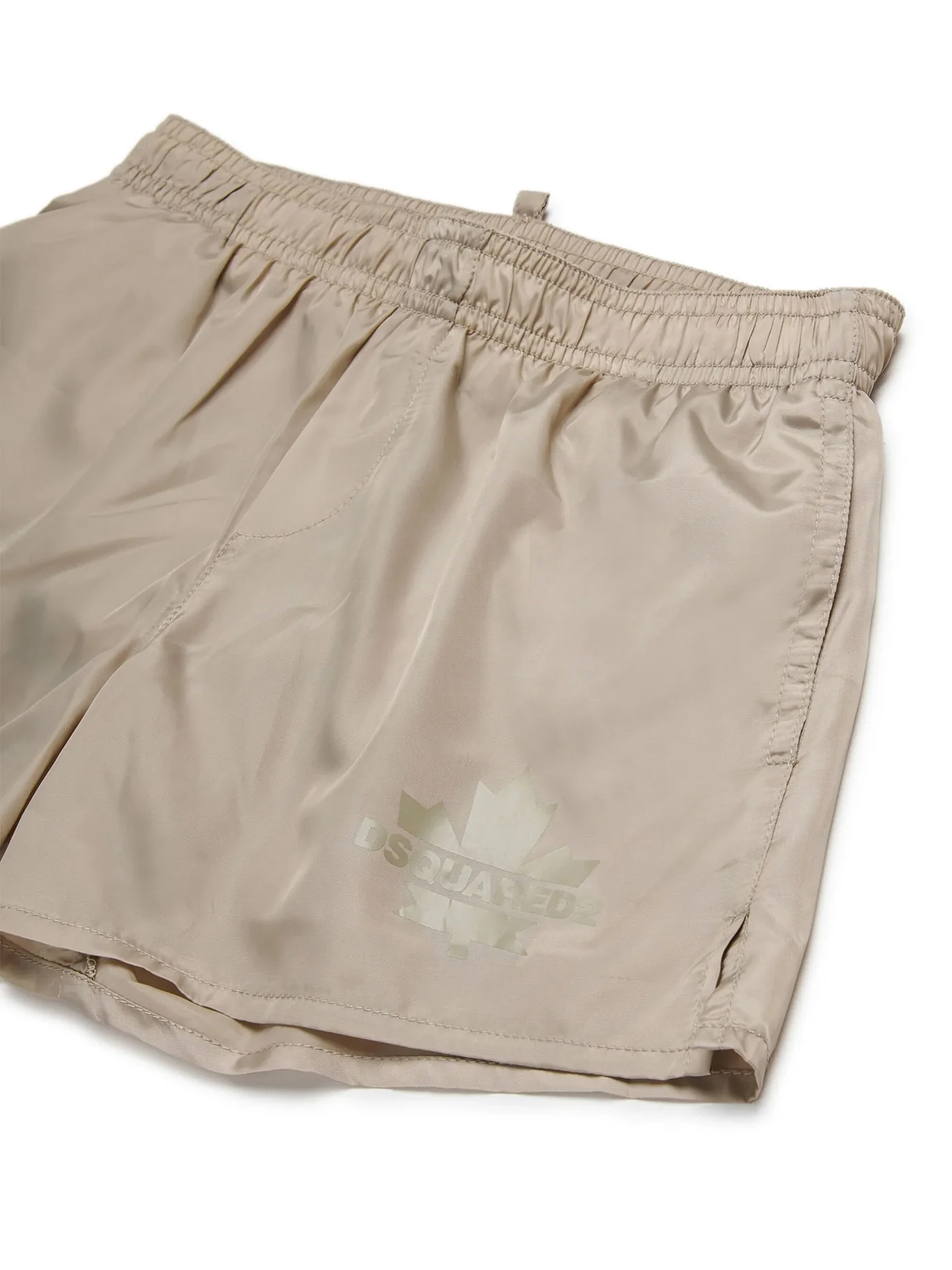 Beachwear in taupe polyester - Image 3
