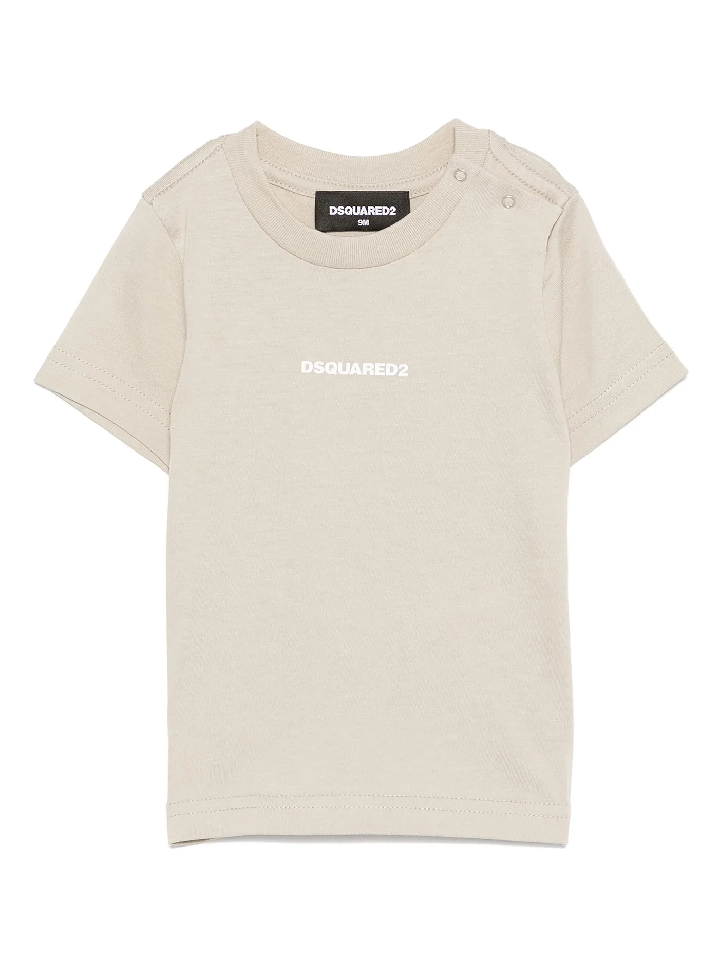 T-Shirt in taupe cotton