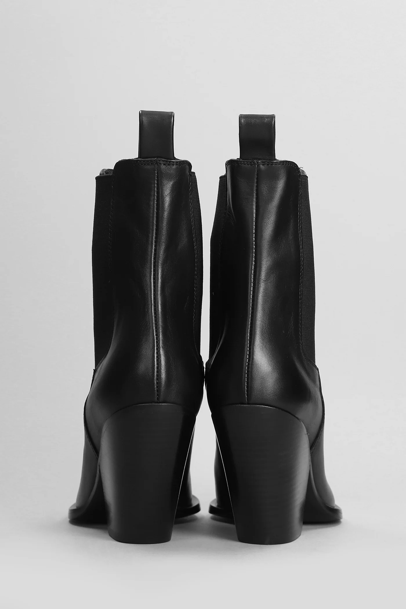 texan Ankle boots in black leather - Image 4