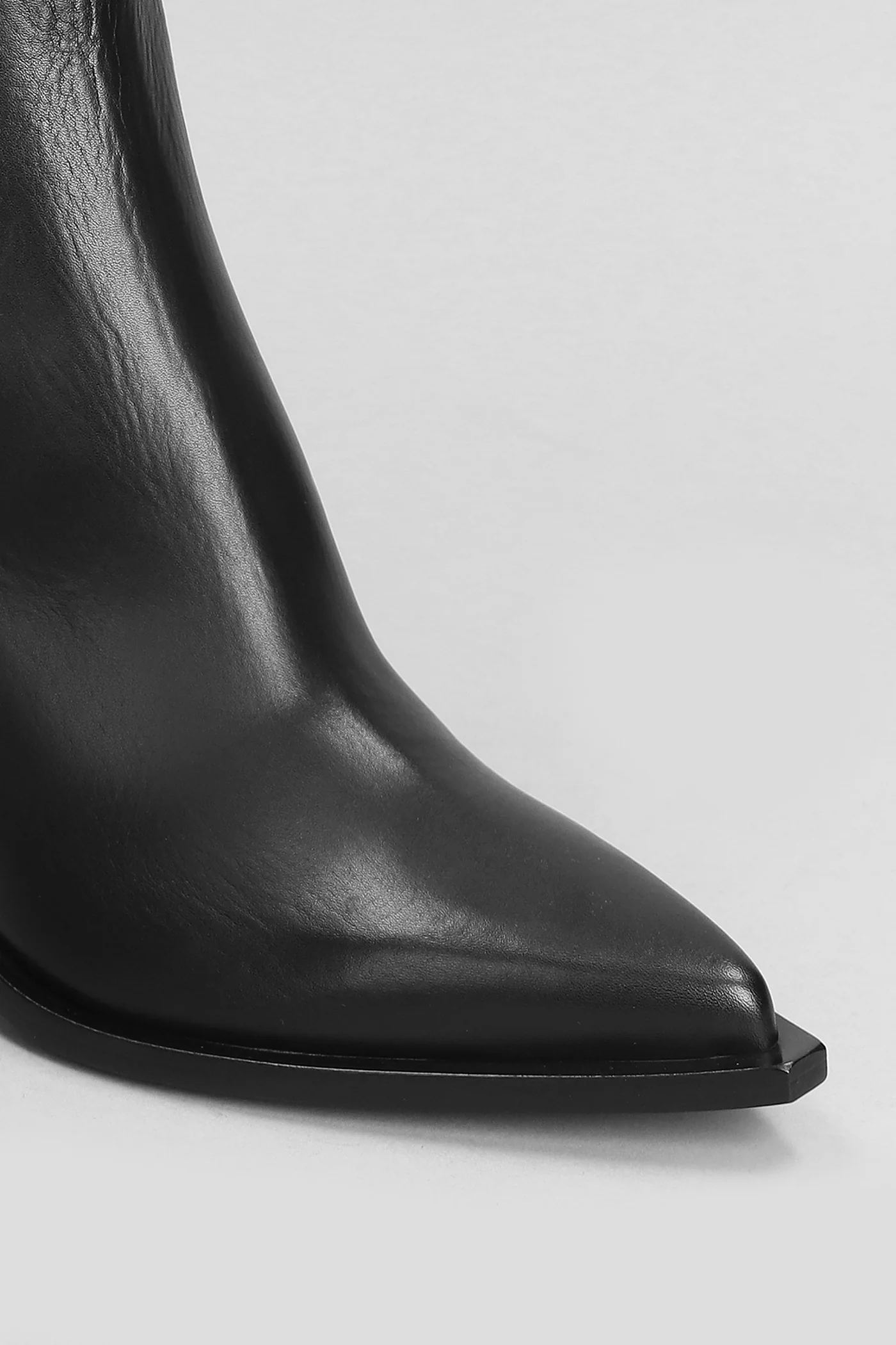 texan Ankle boots in black leather - Image 5