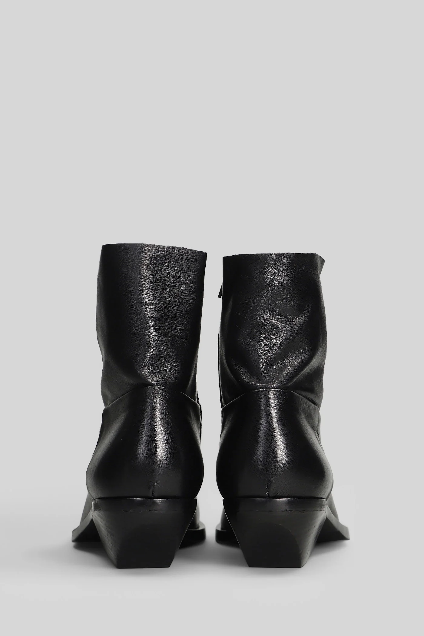 texan Ankle boots in black leather - Image 4