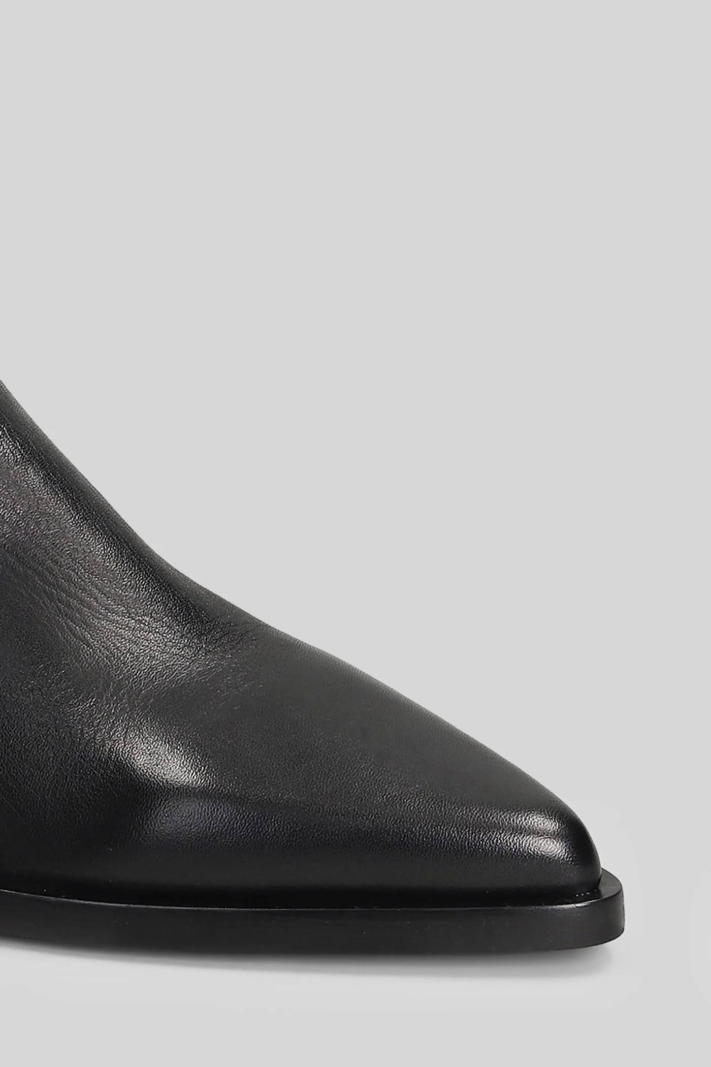 texan Ankle boots in black leather - Image 5