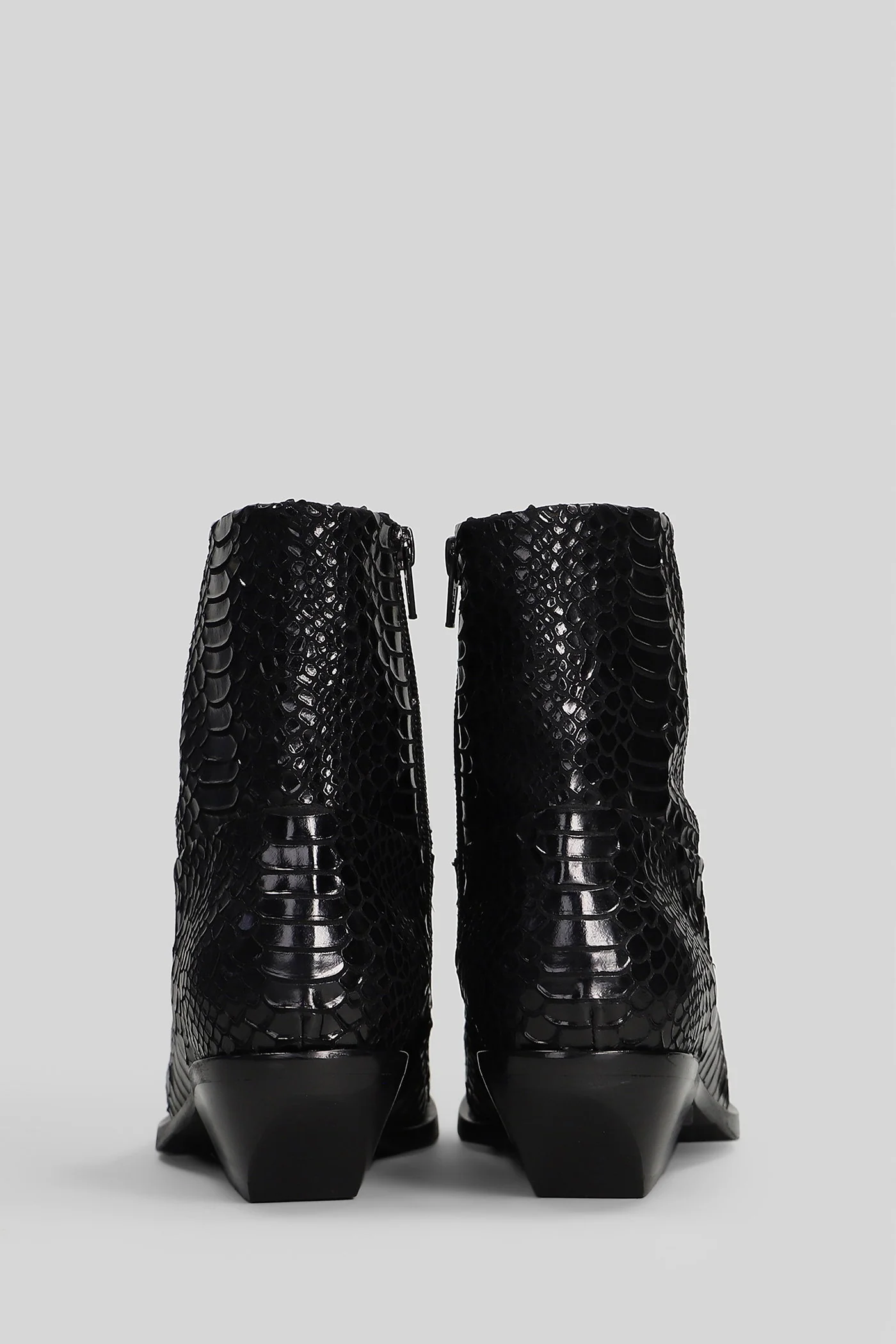 texan Ankle boots in black leather - Image 4