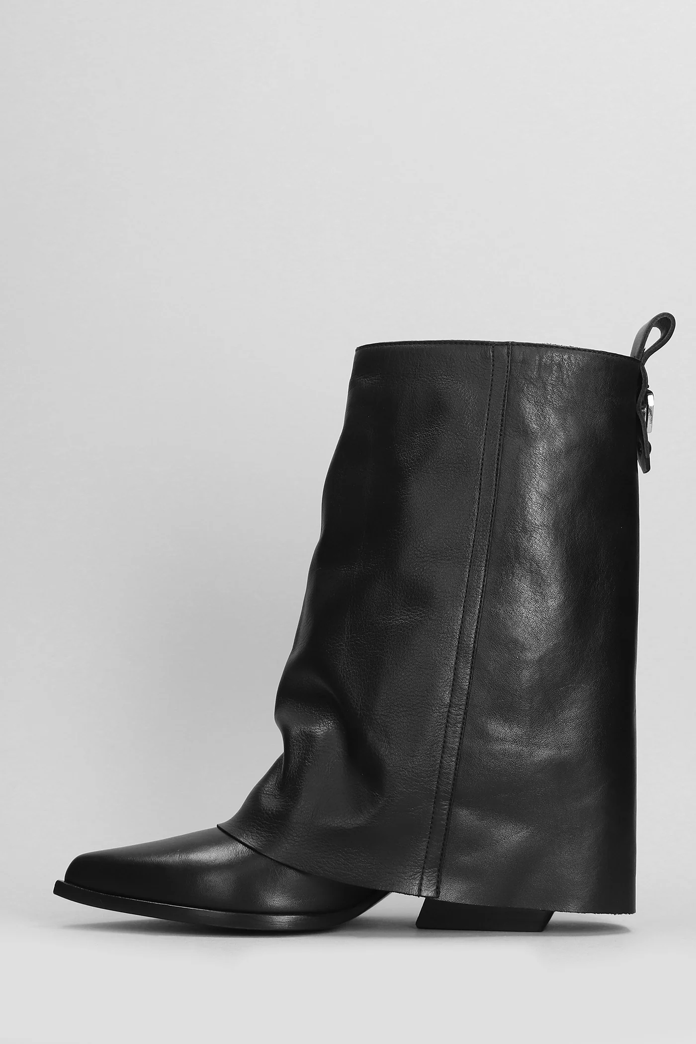 texan Ankle boots in black leather - Image 3