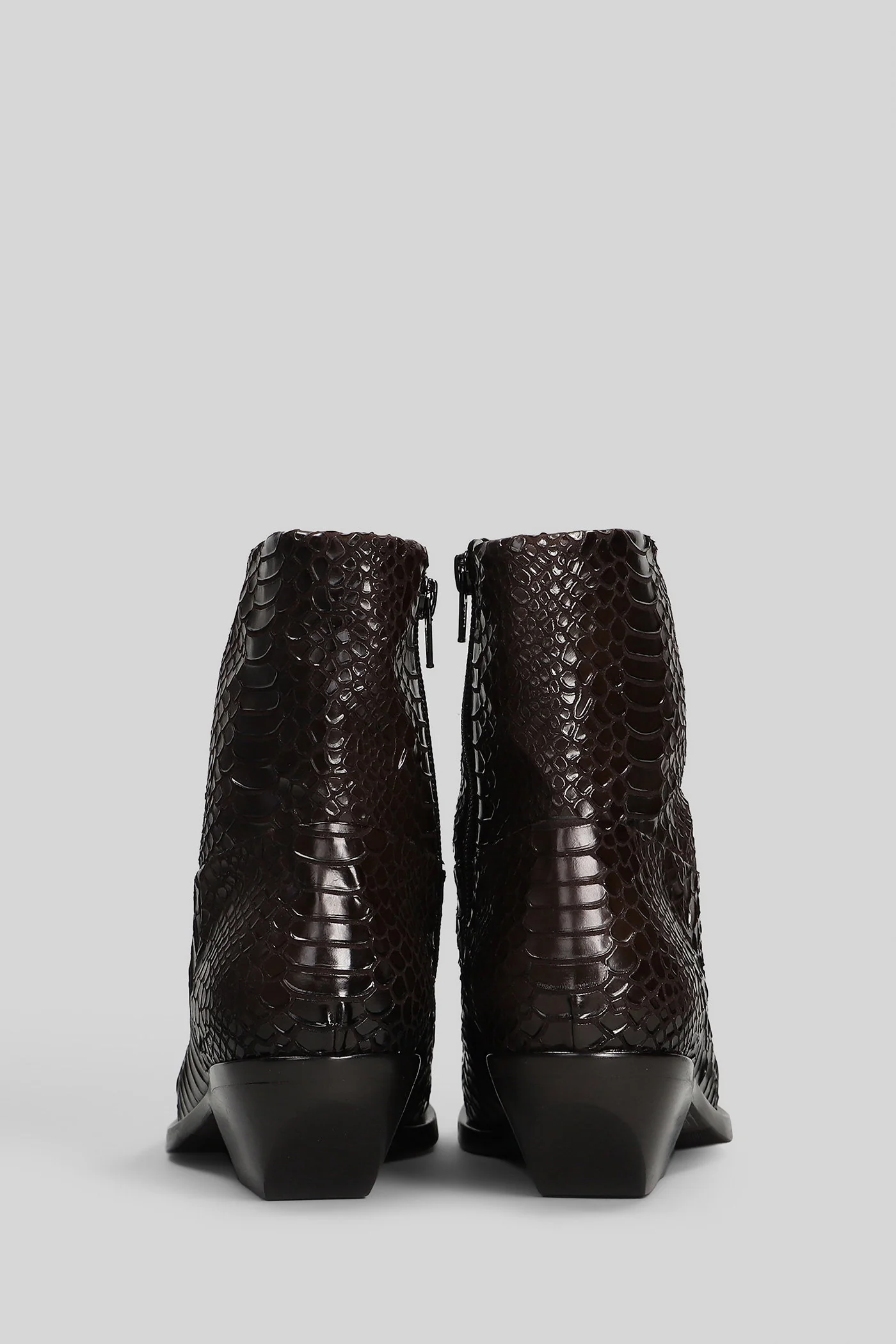 texan Ankle boots in dark brown leather - Image 4