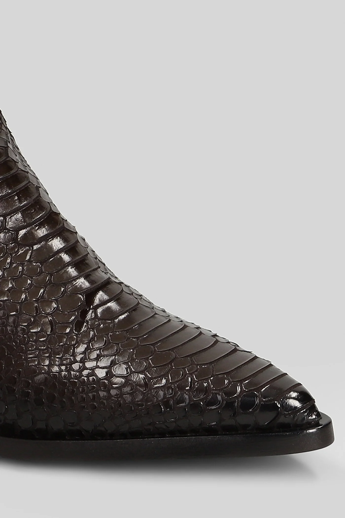texan Ankle boots in dark brown leather - Image 5