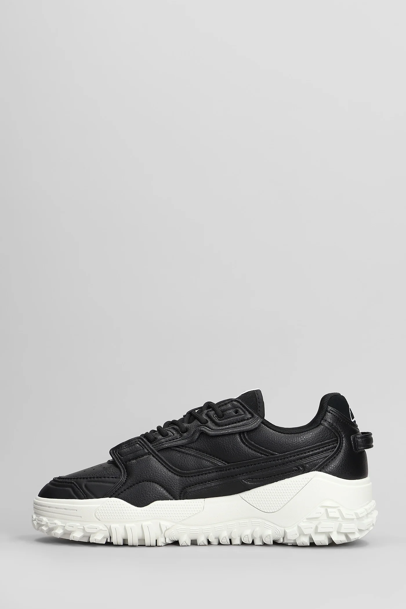 Lsr 001 Sneakers in black leather - Image 3