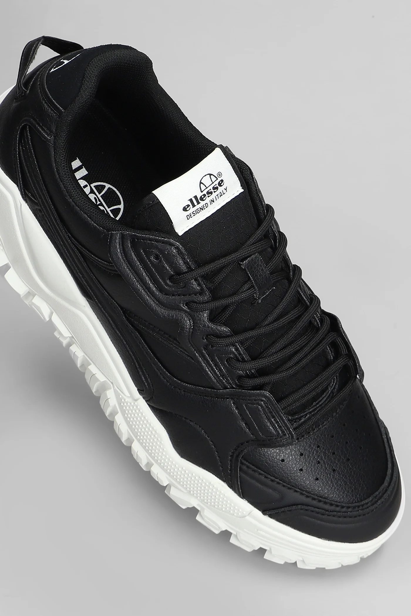 Lsr 001 Sneakers in black leather - Image 5